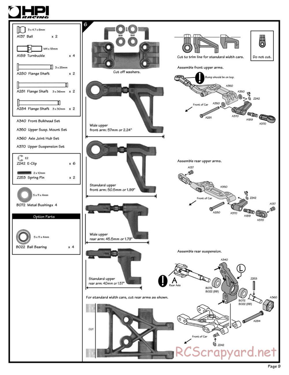 HPI - RS4 - Manual - Page 9