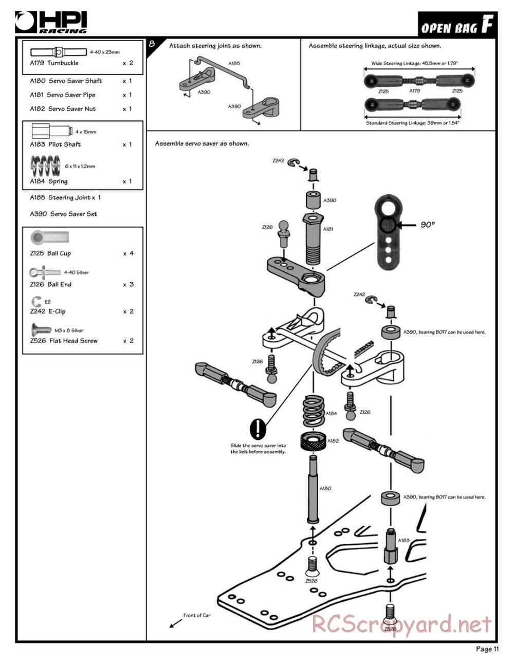 HPI - RS4 - Manual - Page 11