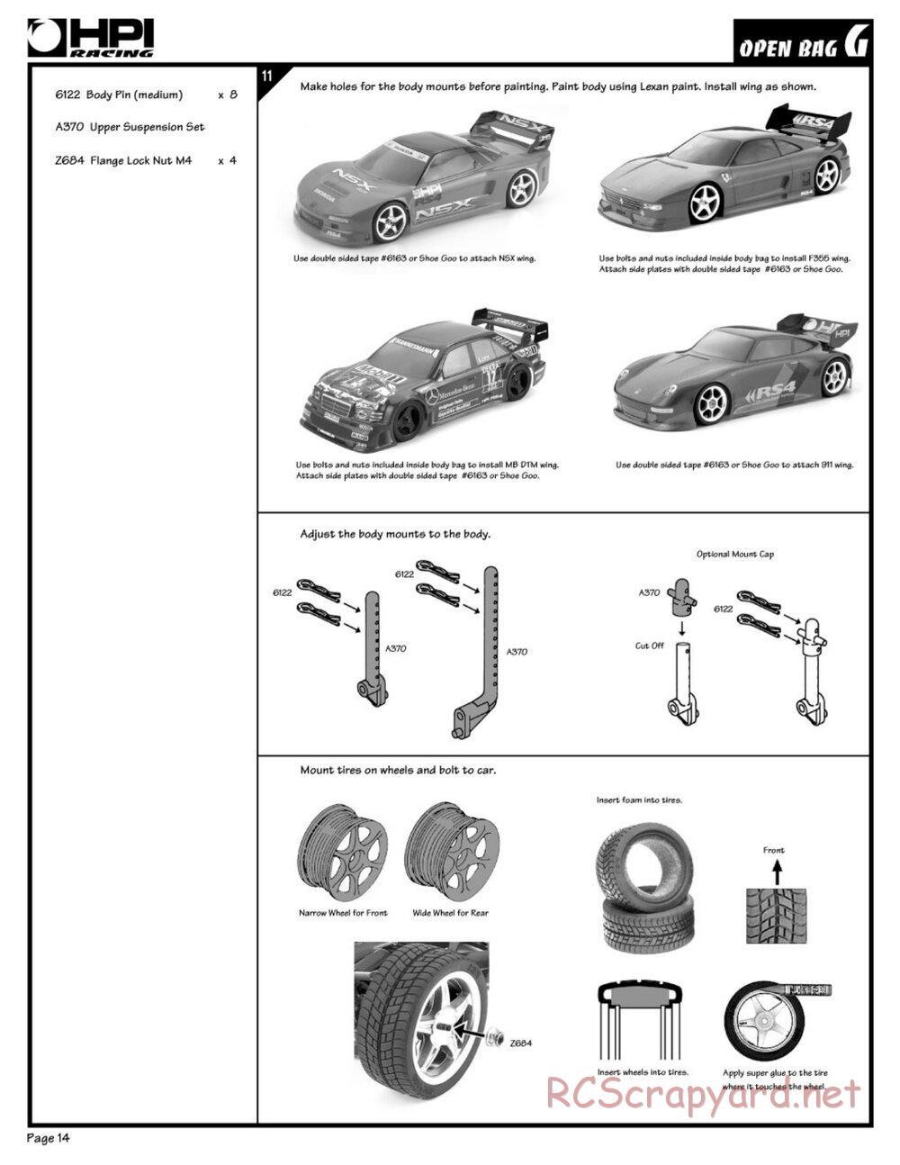 HPI - RS4 - Manual - Page 14