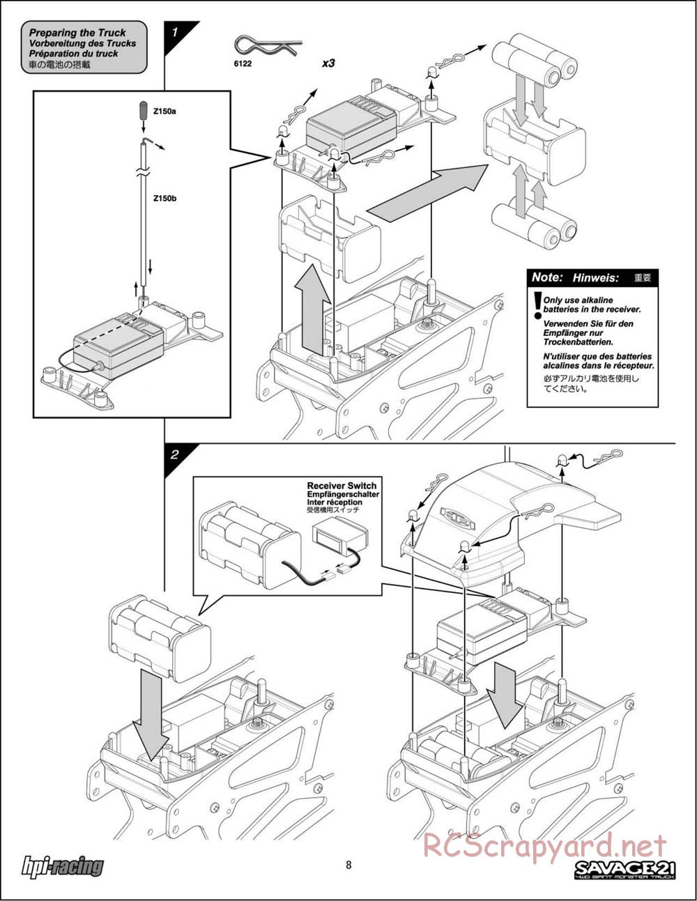 HPI - Savage 21 - Manual - Page 8