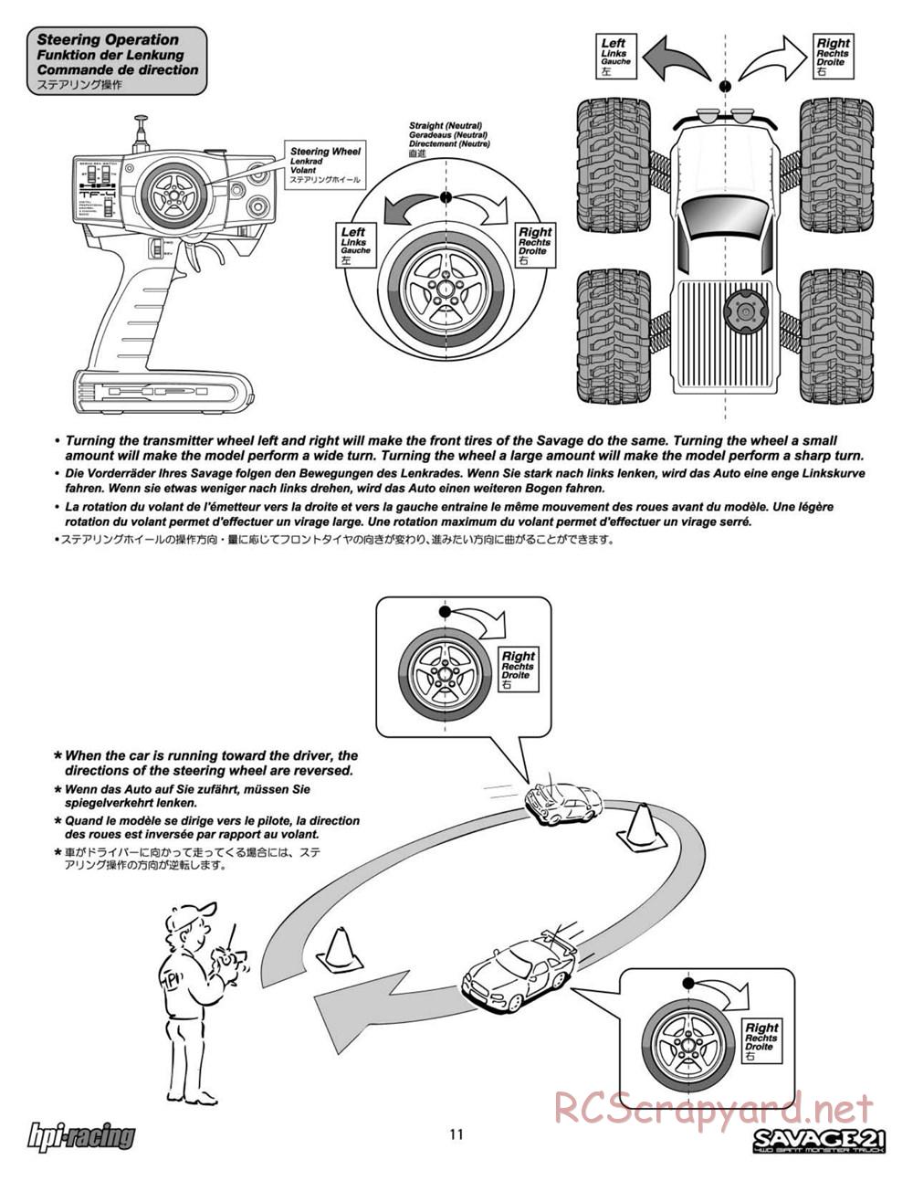 HPI - Savage 21 - Manual - Page 11