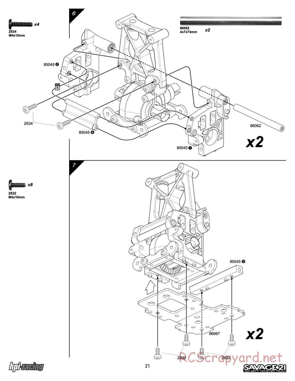 HPI - Savage 21 - Manual - Page 21