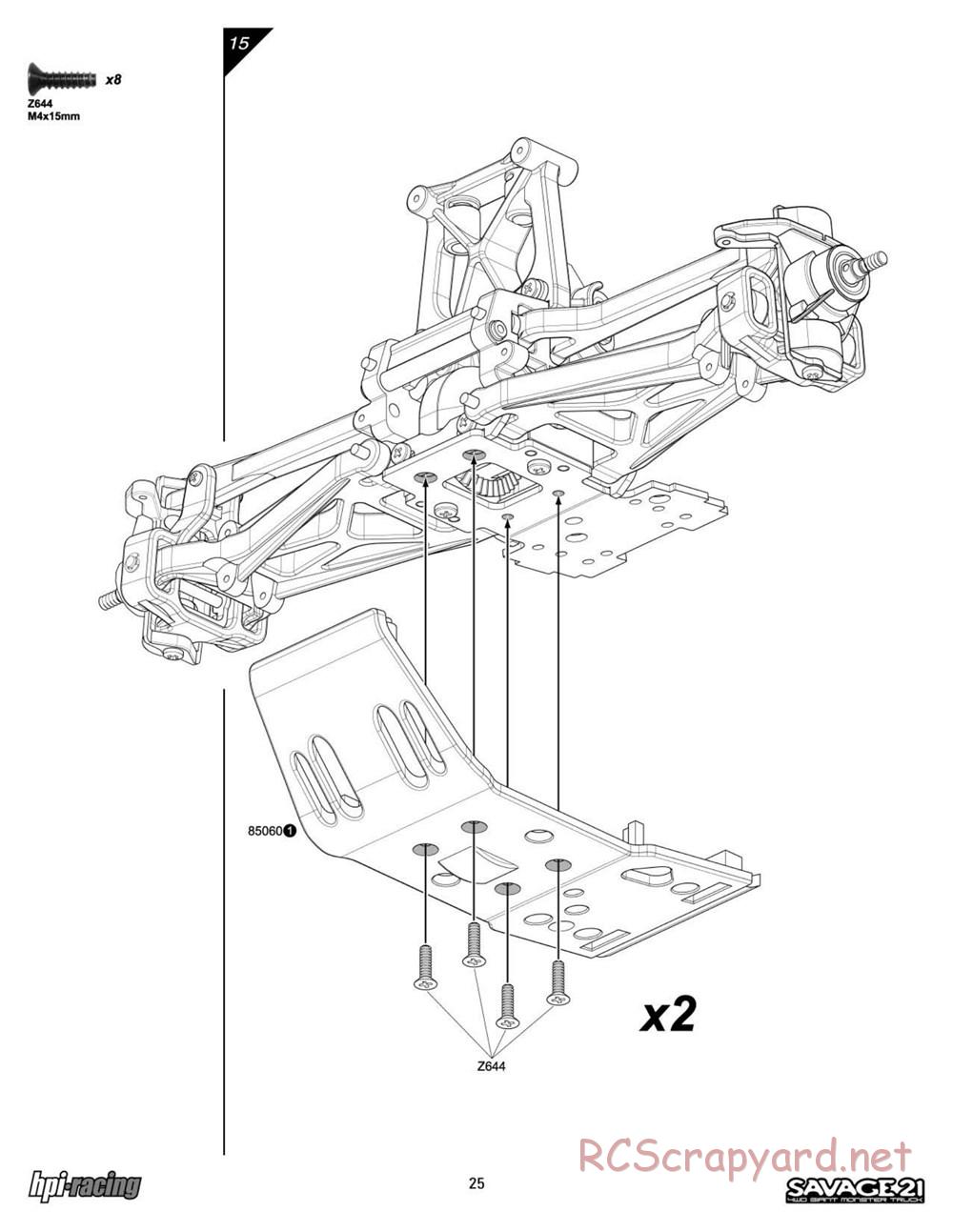 HPI - Savage 21 - Manual - Page 25