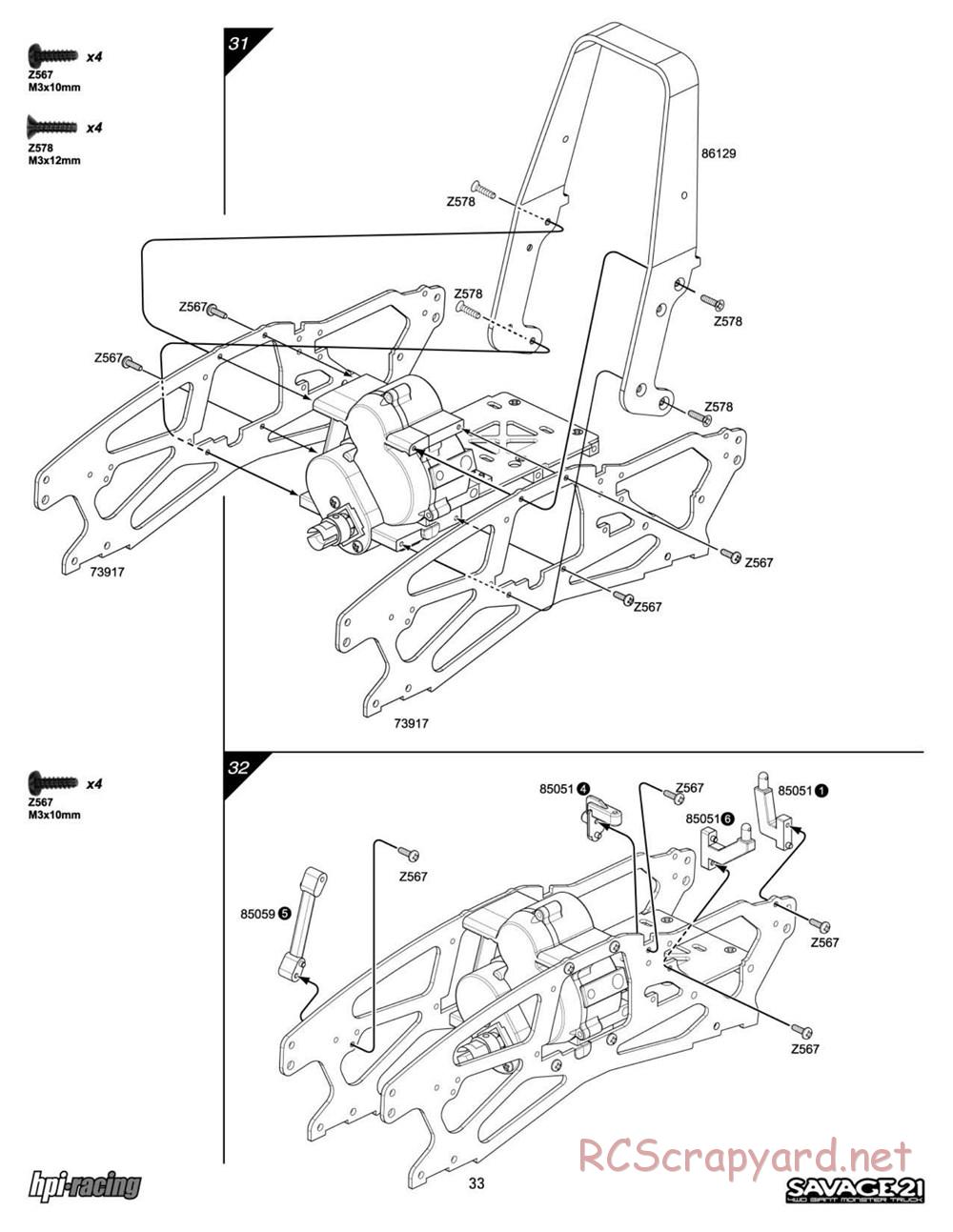 HPI - Savage 21 - Manual - Page 33