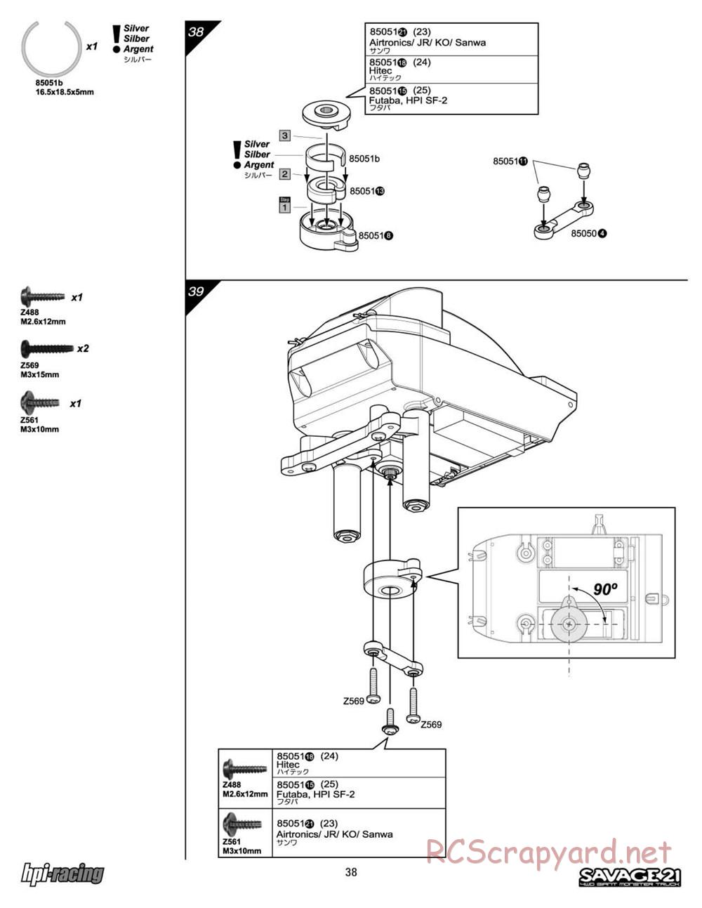 HPI - Savage 21 - Manual - Page 38