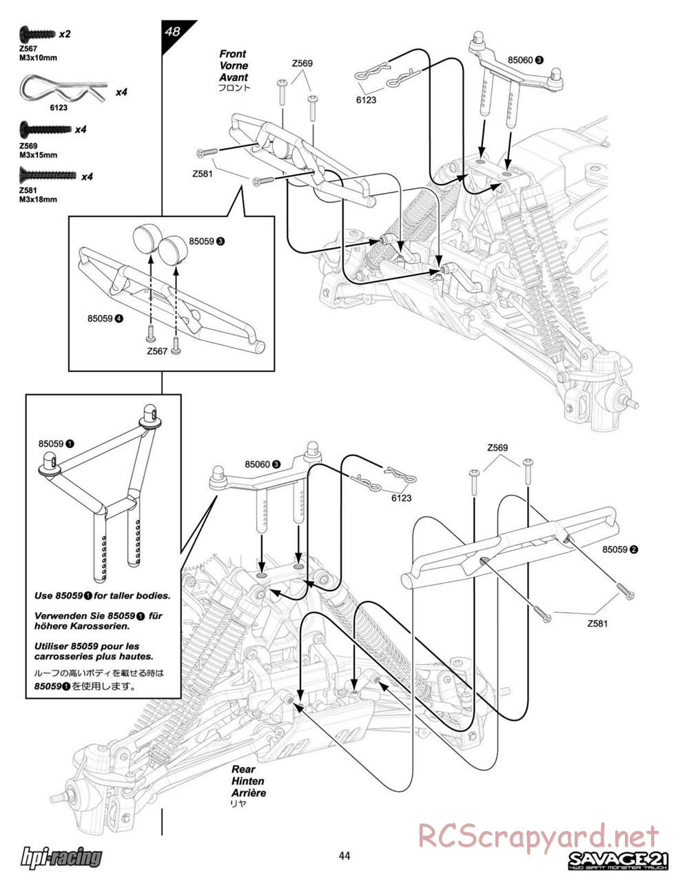 HPI - Savage 21 - Manual - Page 44