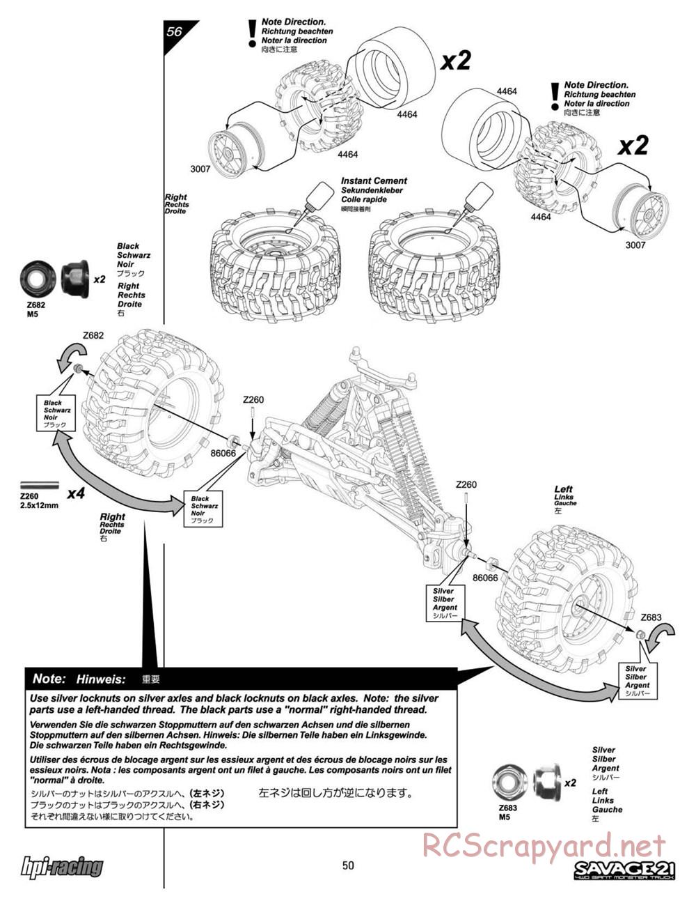 HPI - Savage 21 - Manual - Page 50