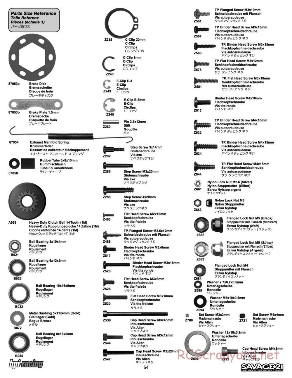 HPI - Savage 21 - Manual - Page 53