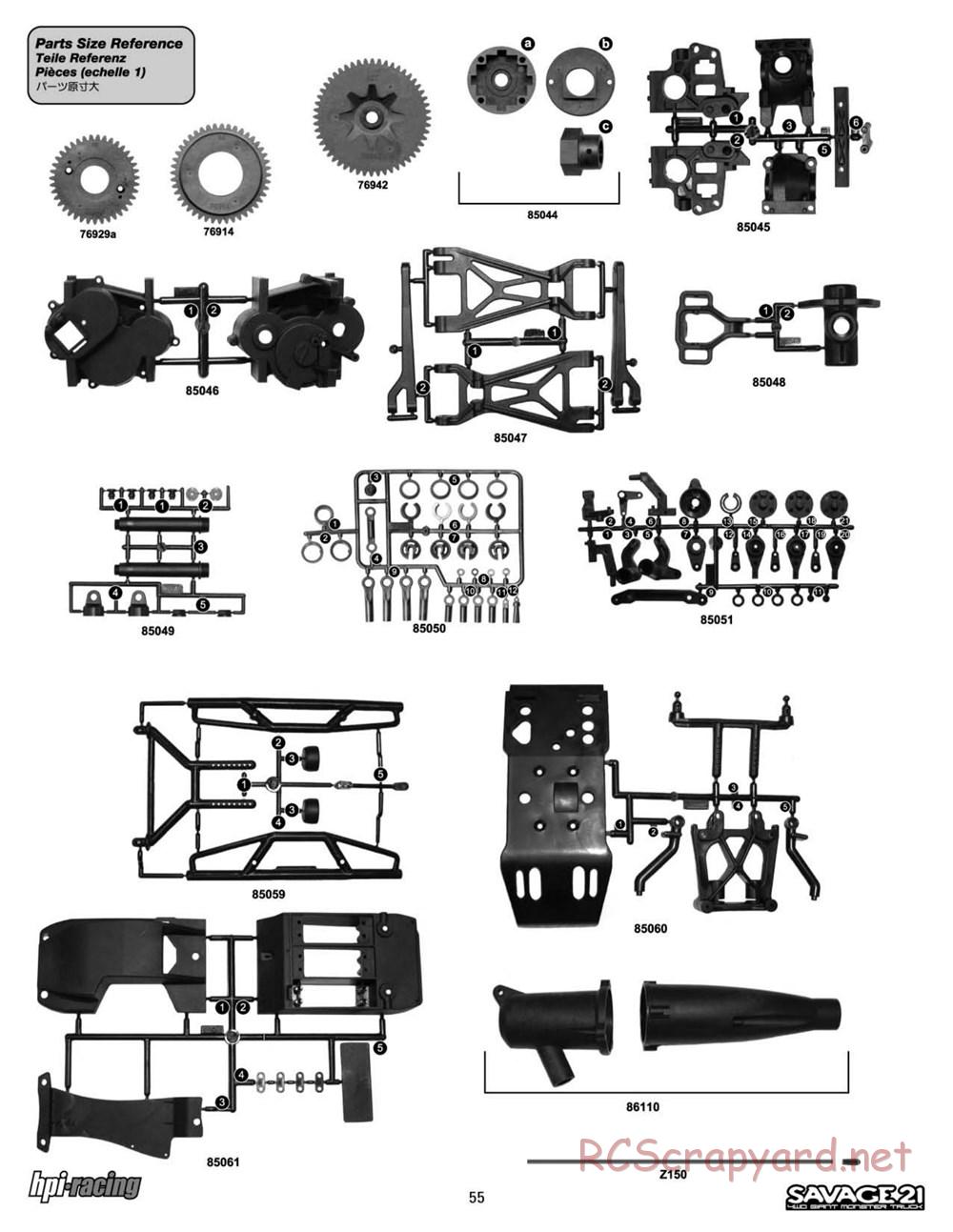 HPI - Savage 21 - Manual - Page 55