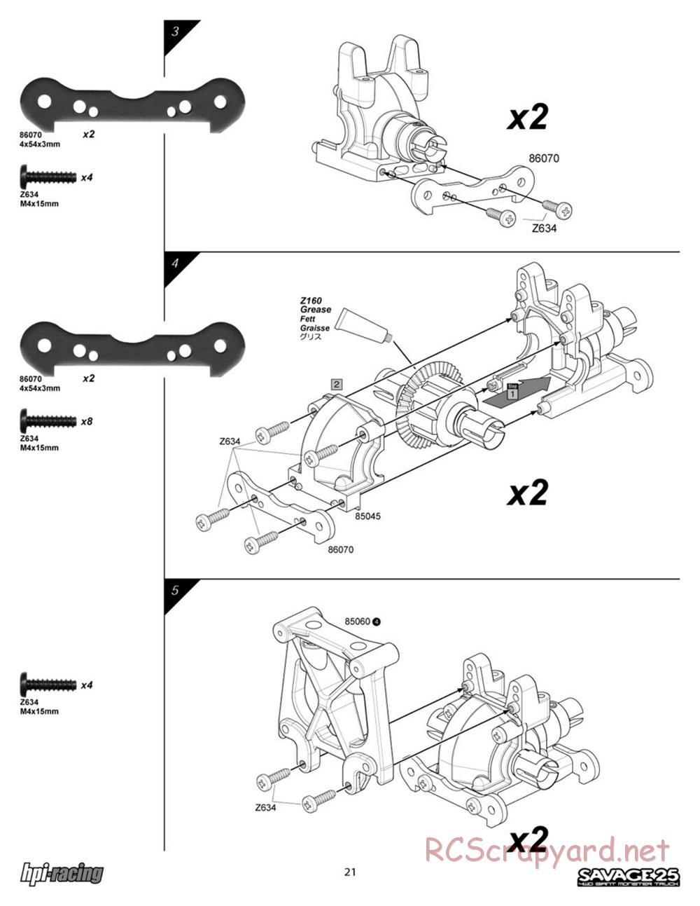 HPI - Savage 25 - Manual - Page 21