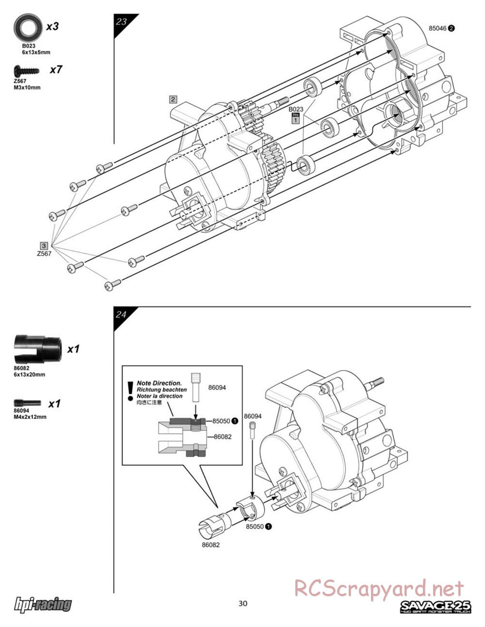 HPI - Savage 25 - Manual - Page 30