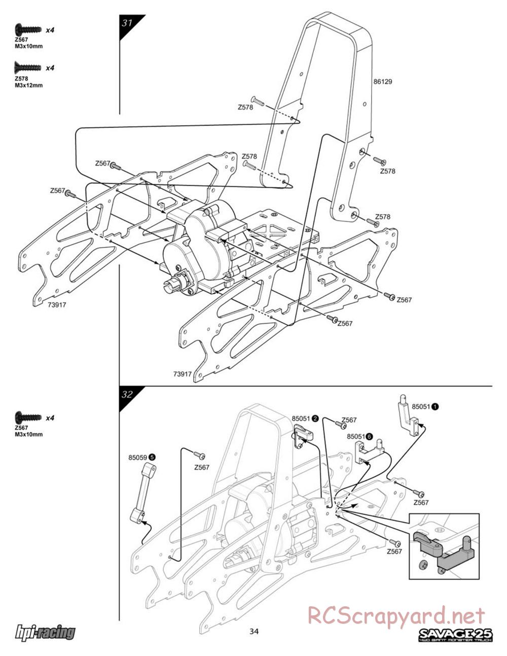 HPI - Savage 25 - Manual - Page 34