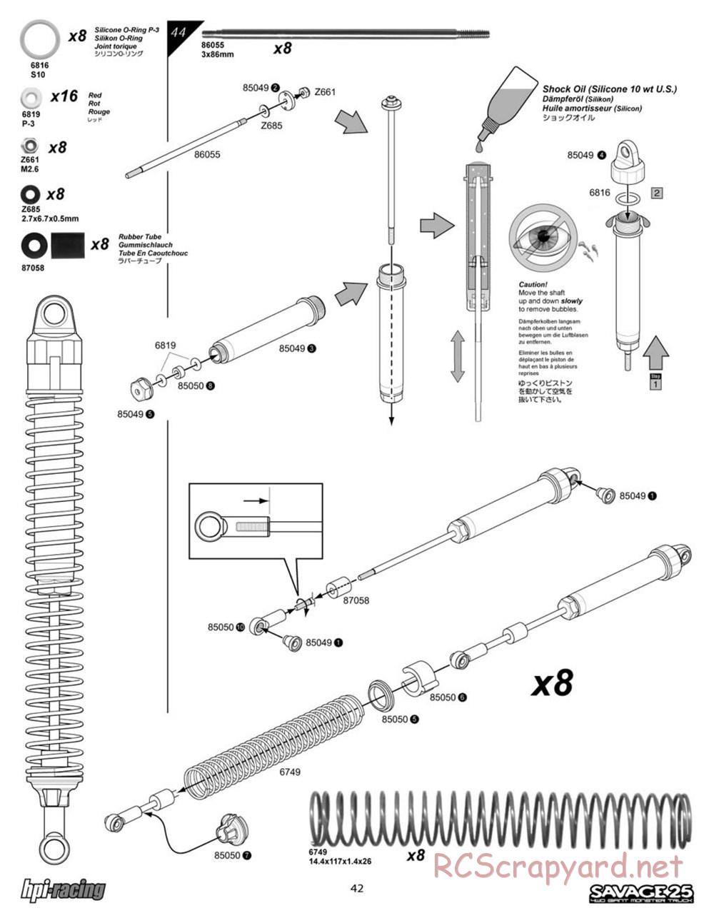 HPI - Savage 25 - Manual - Page 42