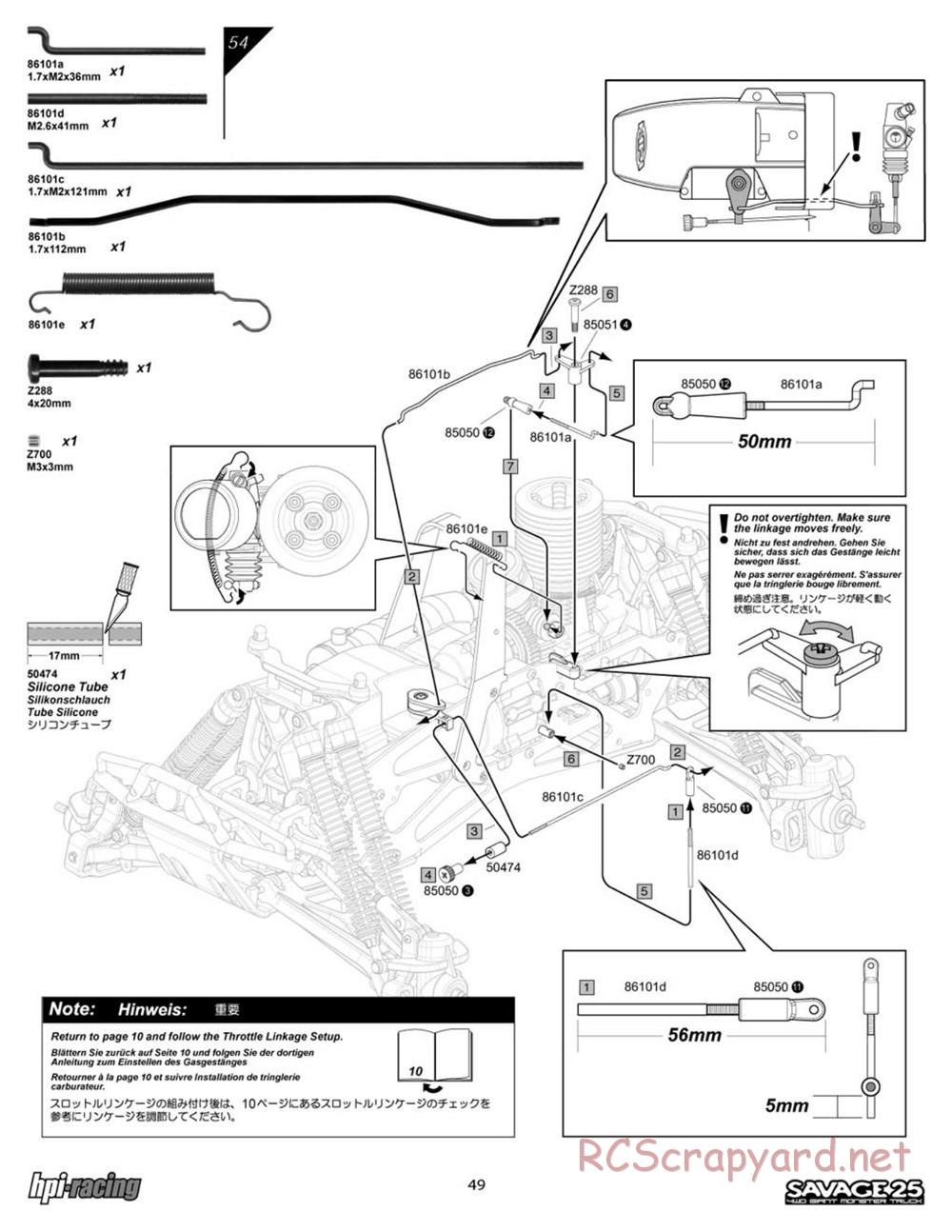 HPI - Savage 25 - Manual - Page 49