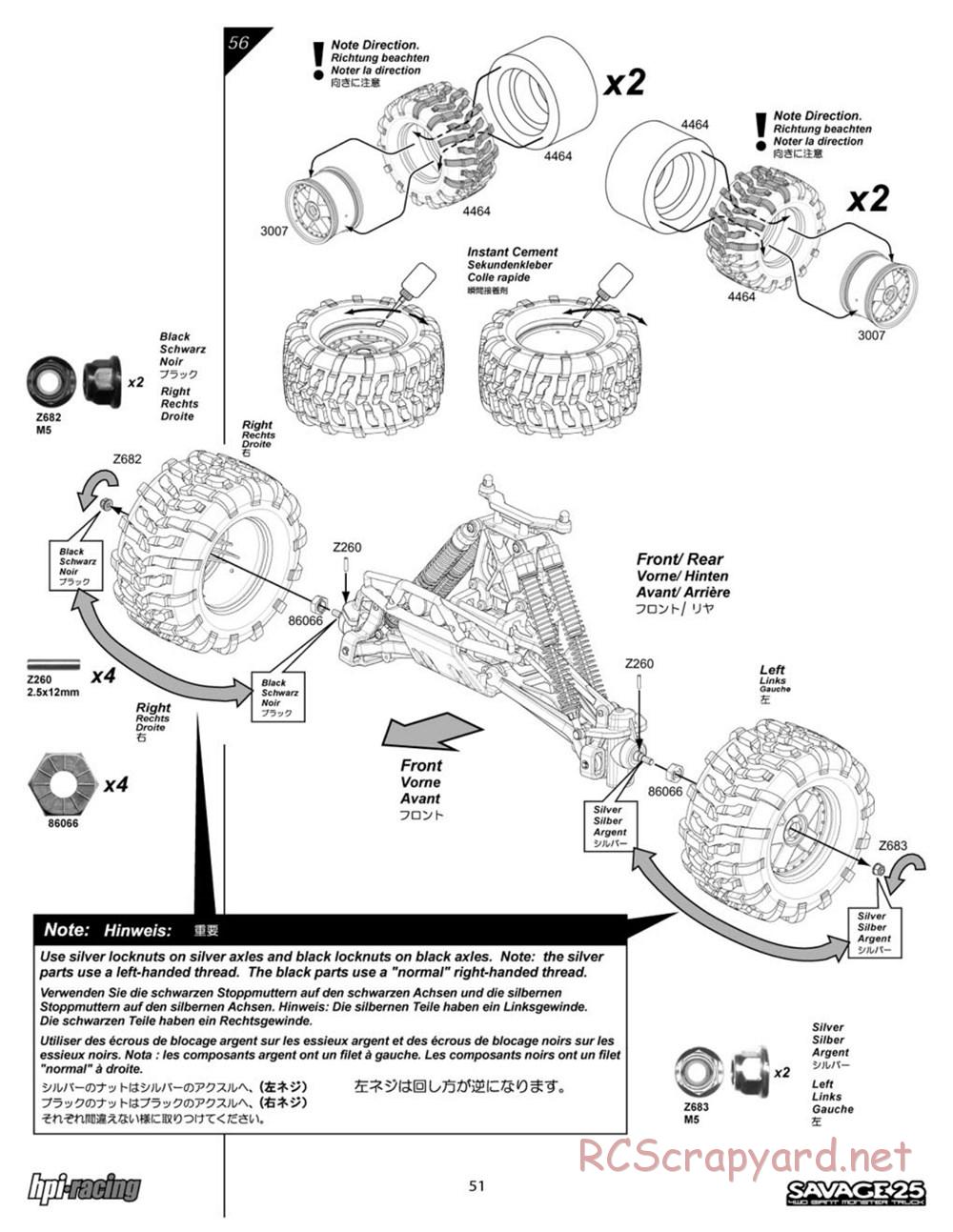 HPI - Savage 25 - Manual - Page 51