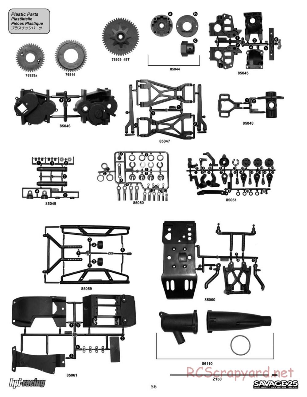 HPI - Savage 25 - Manual - Page 56