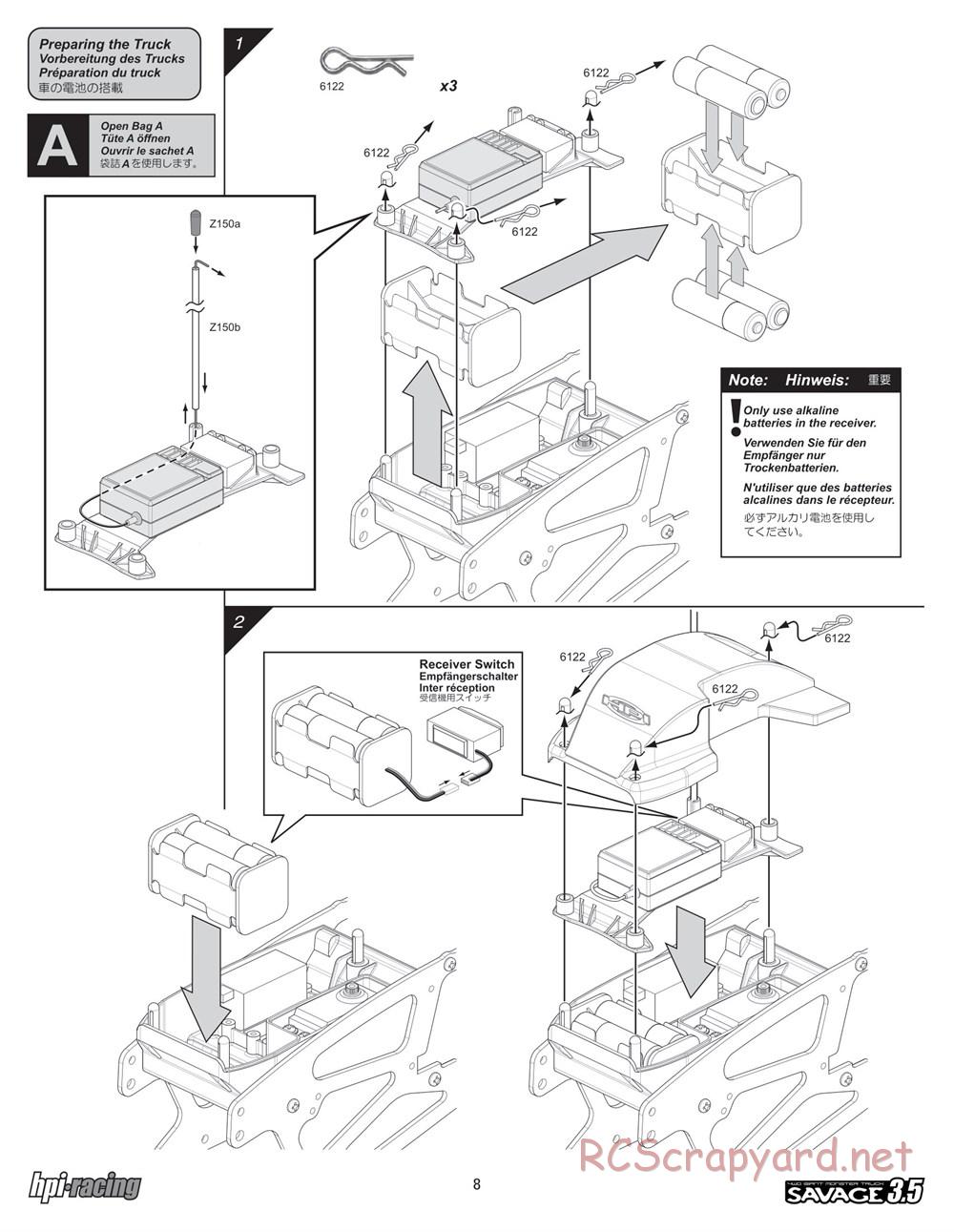 HPI - Savage 3.5 - Manual - Page 8