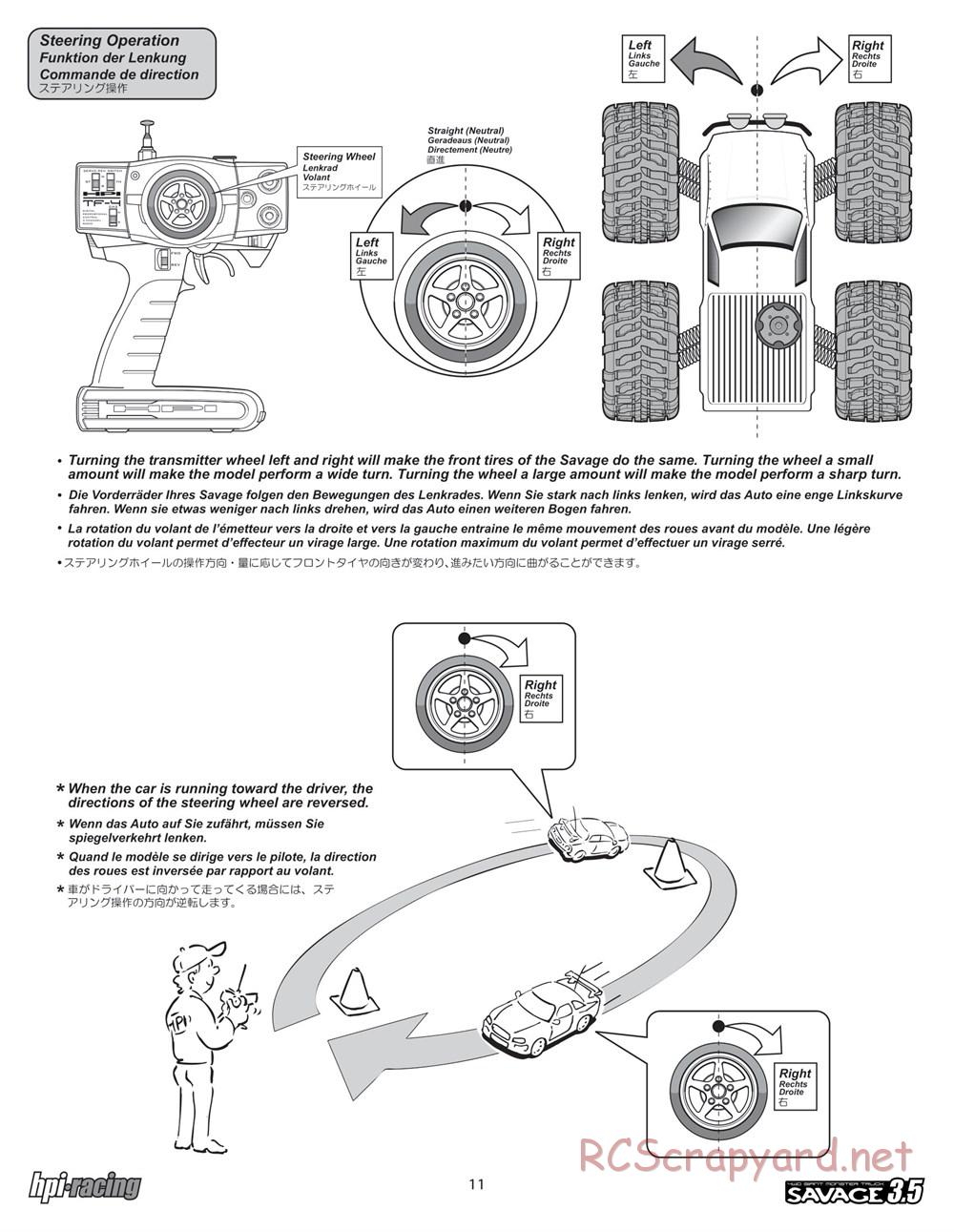 HPI - Savage 3.5 - Manual - Page 11