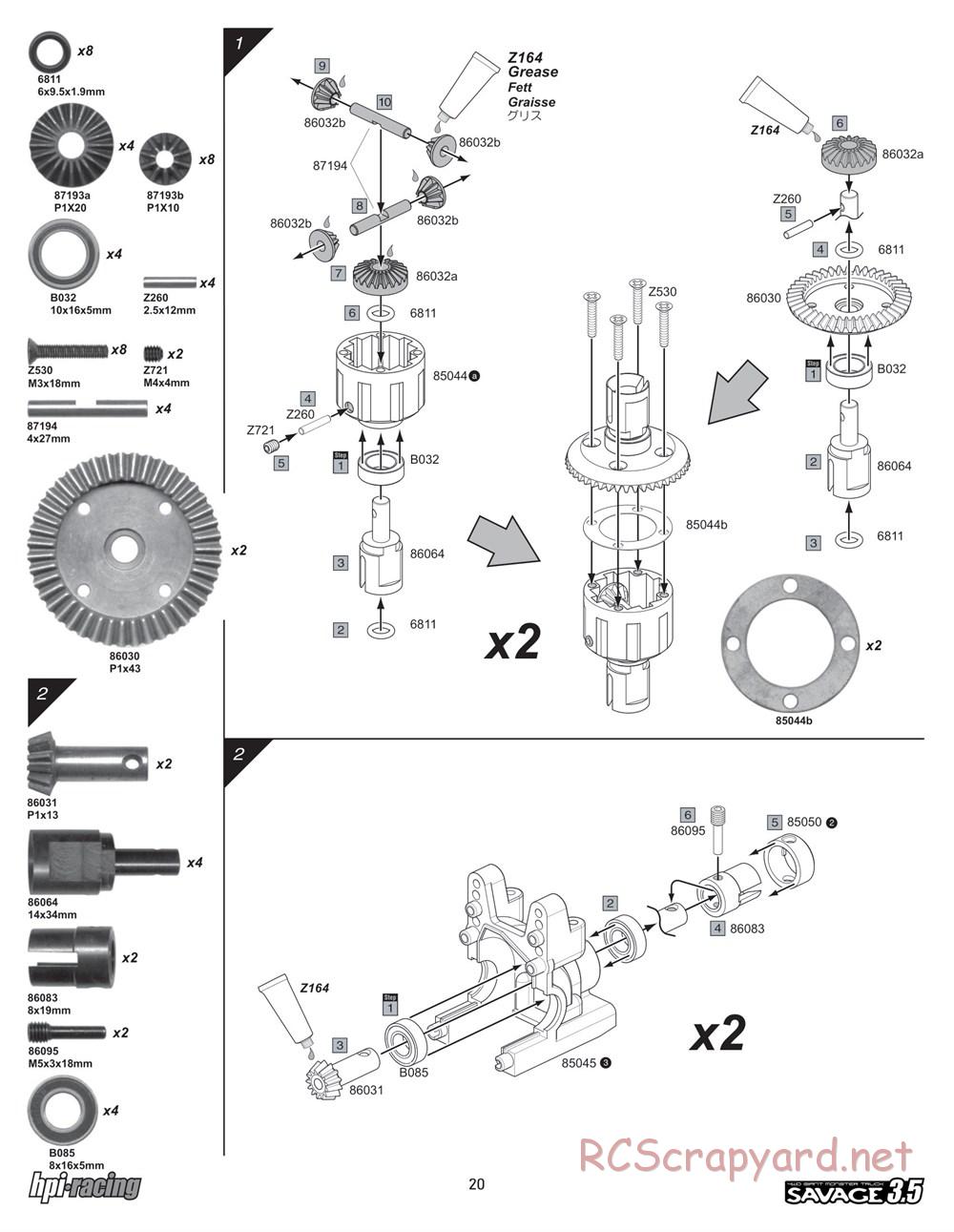 HPI - Savage 3.5 - Manual - Page 20