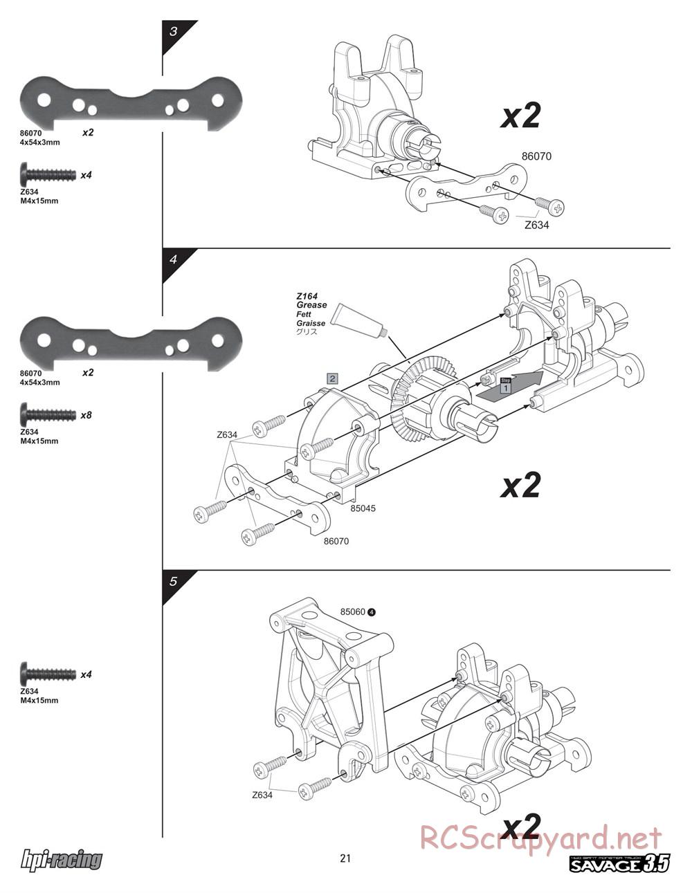 HPI - Savage 3.5 - Manual - Page 21