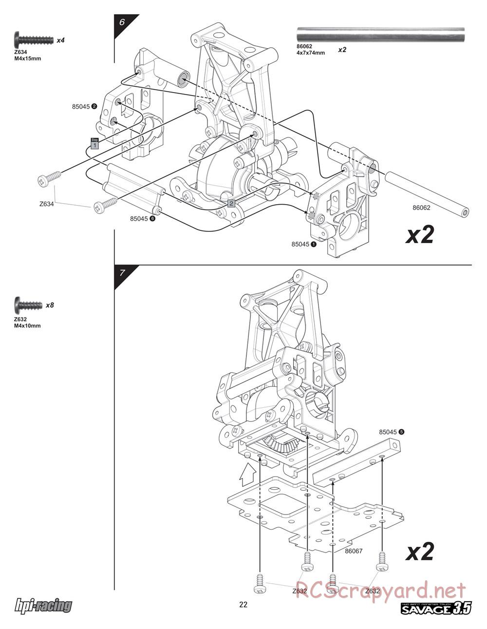 HPI - Savage 3.5 - Manual - Page 22