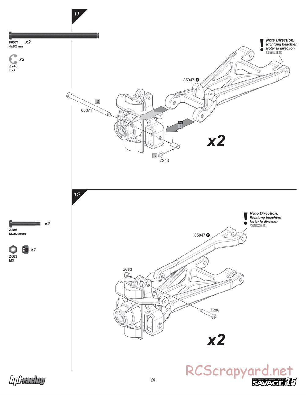 HPI - Savage 3.5 - Manual - Page 24