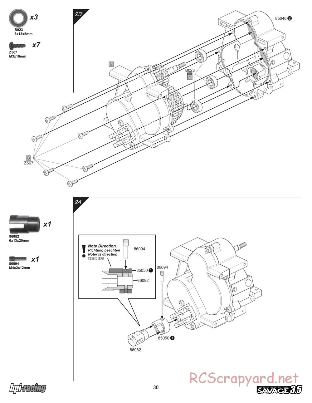 HPI - Savage 3.5 - Manual - Page 30