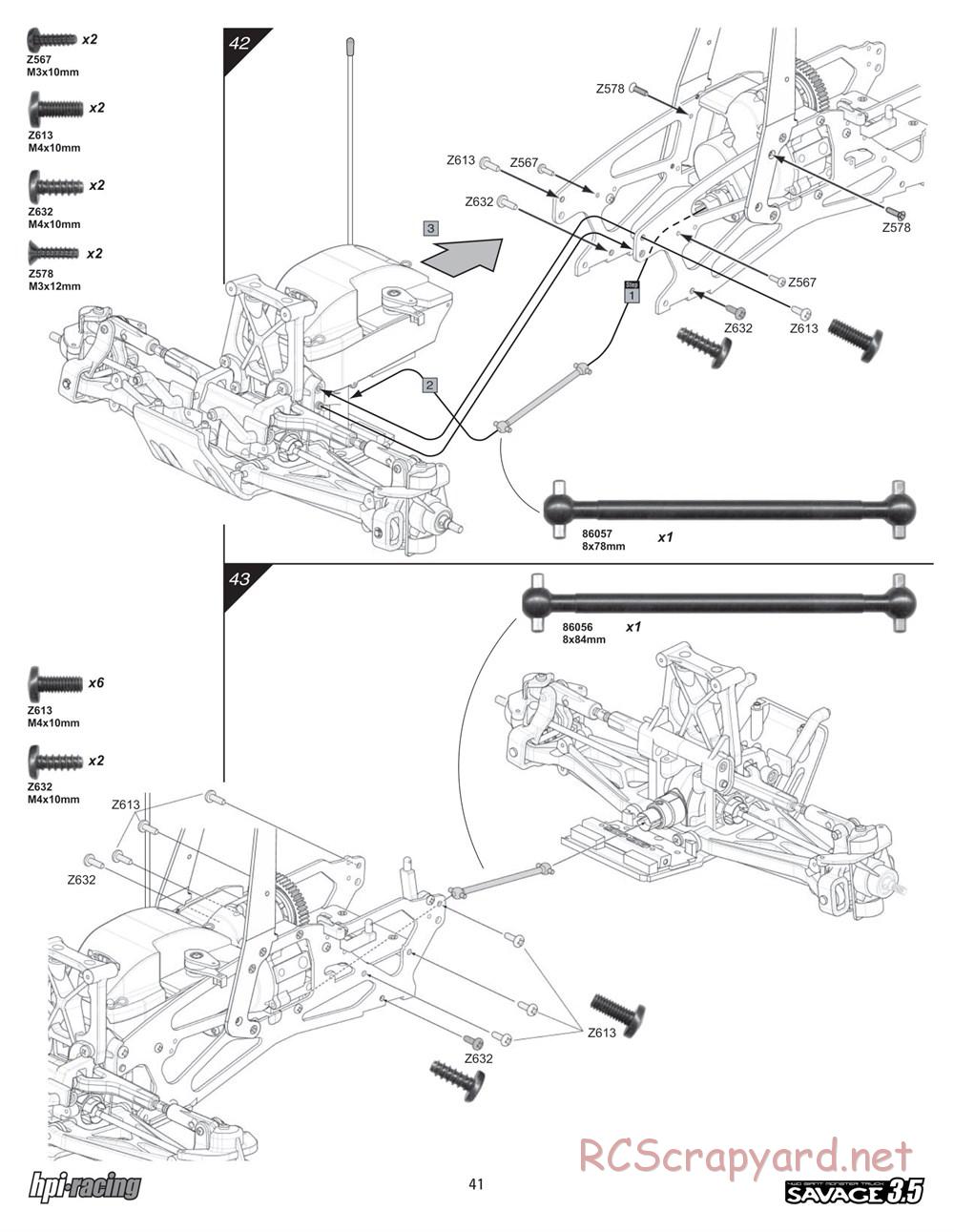 HPI - Savage 3.5 - Manual - Page 41