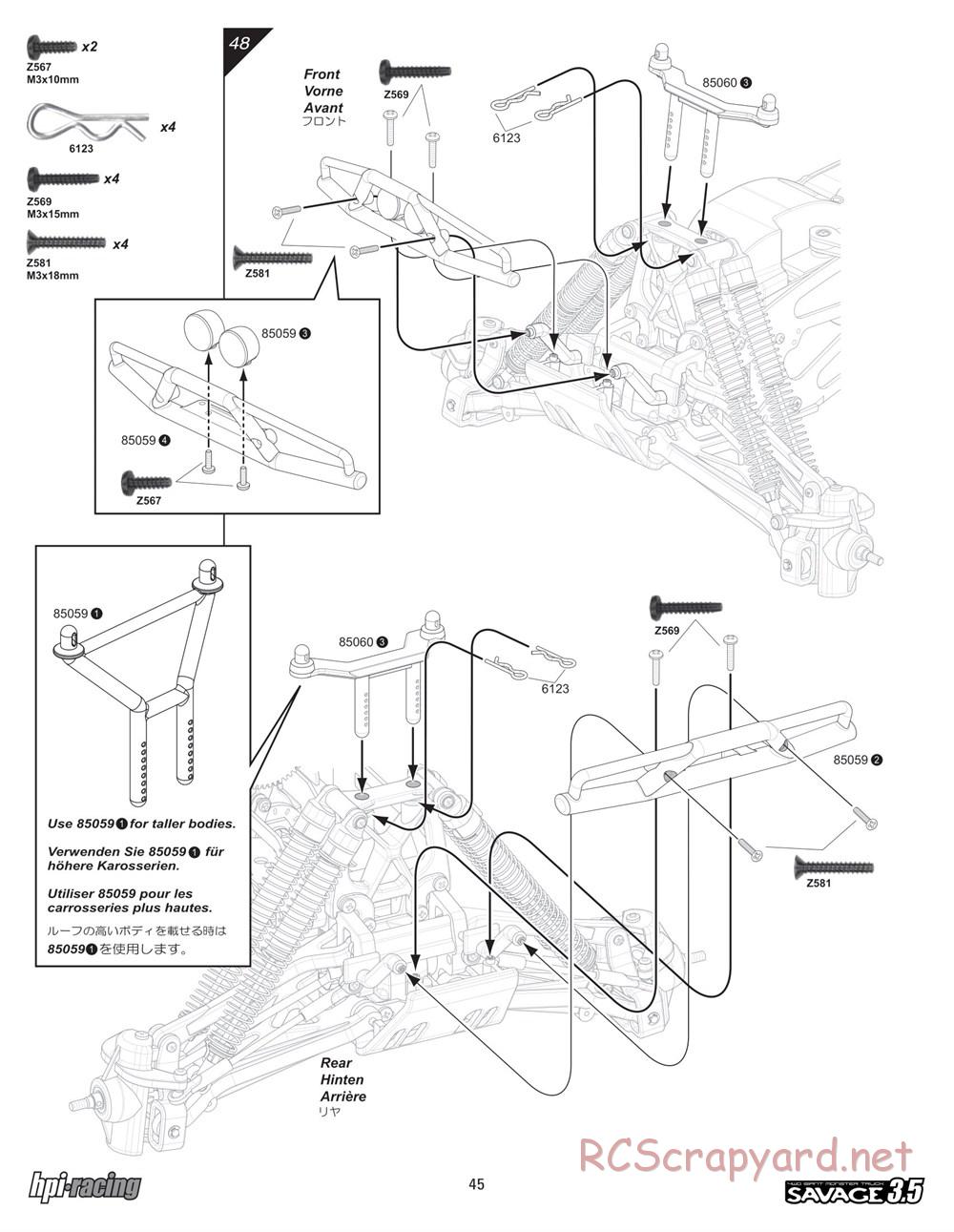 HPI - Savage 3.5 - Manual - Page 45