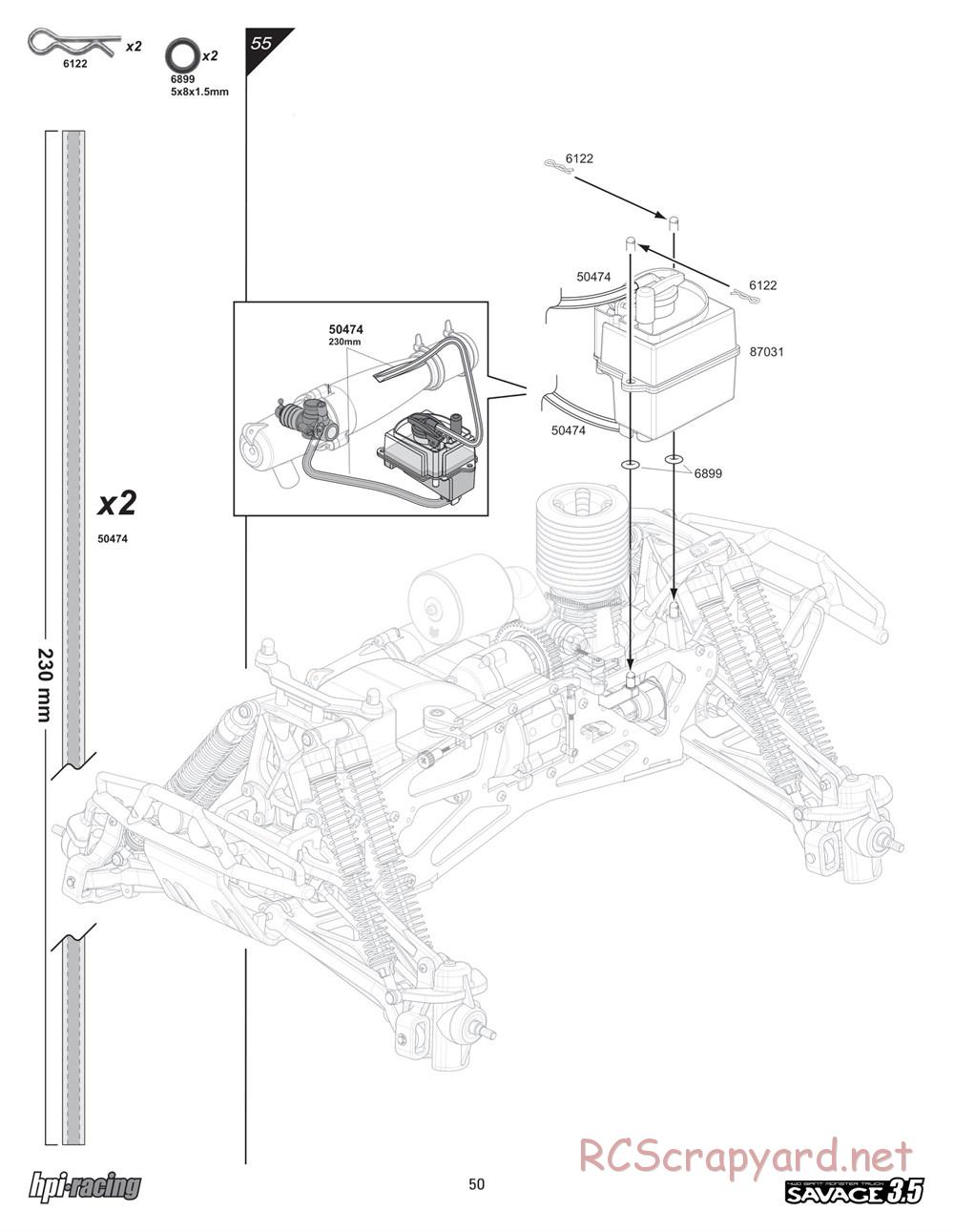 HPI - Savage 3.5 - Manual - Page 50