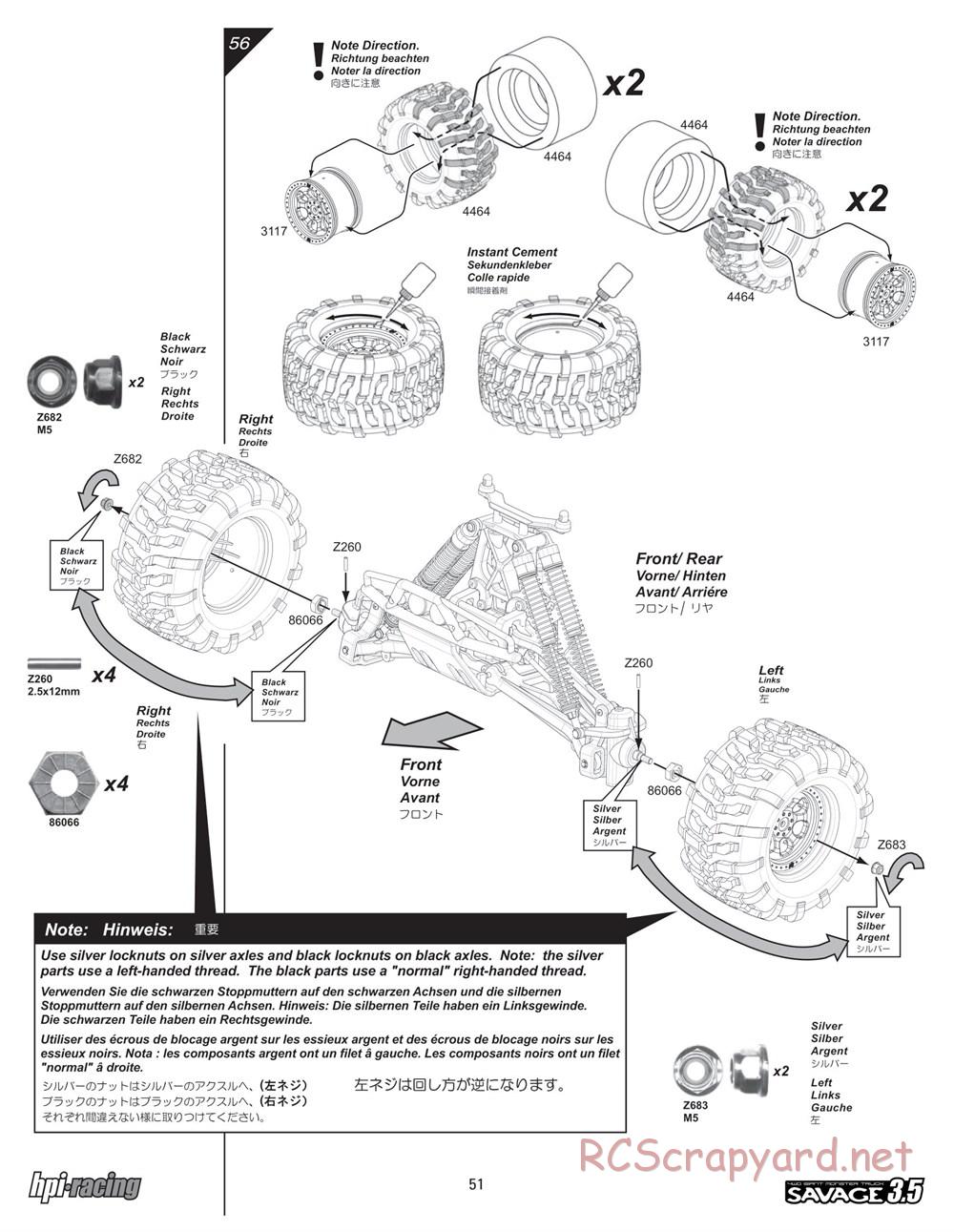 HPI - Savage 3.5 - Manual - Page 51