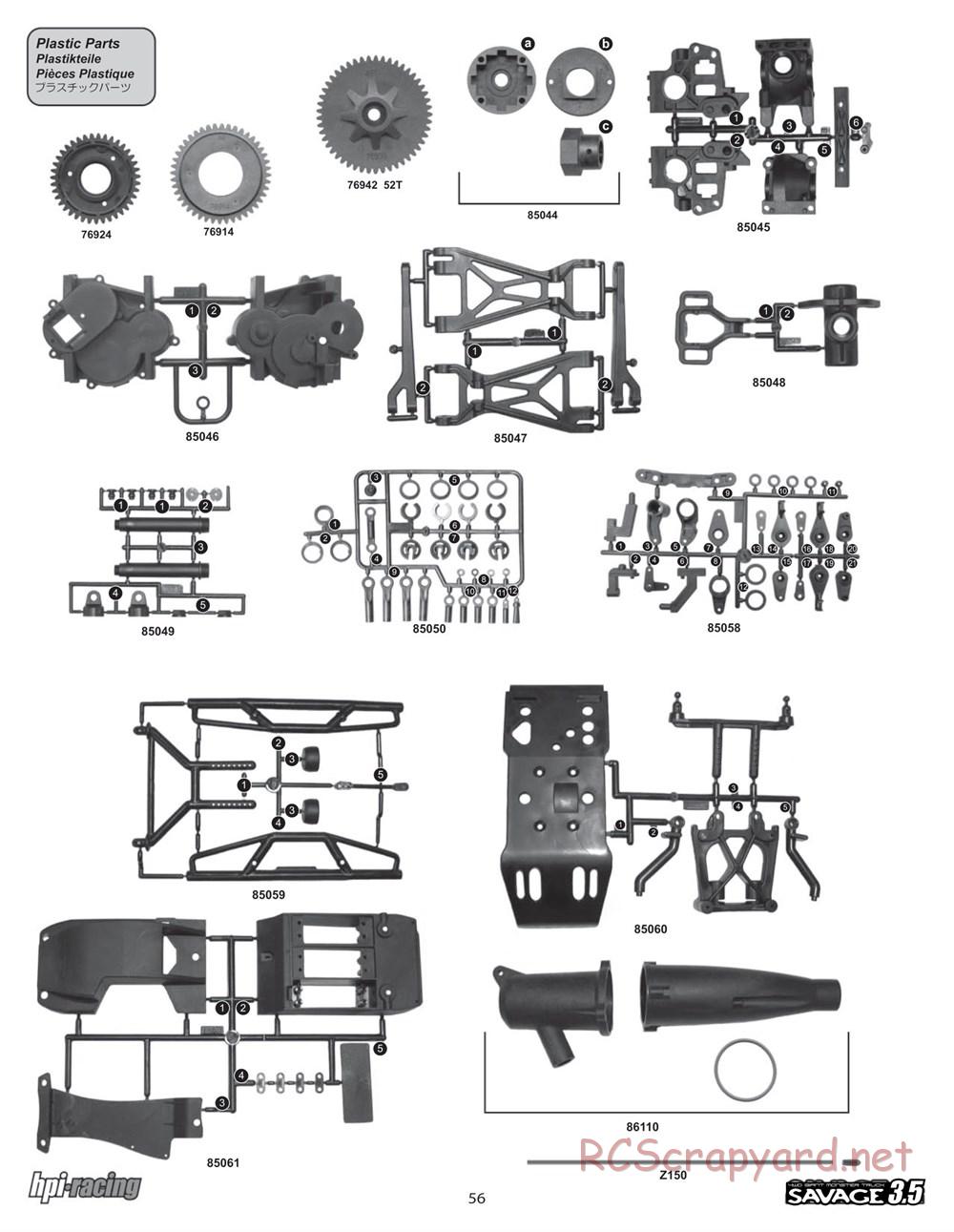 HPI - Savage 3.5 - Manual - Page 56