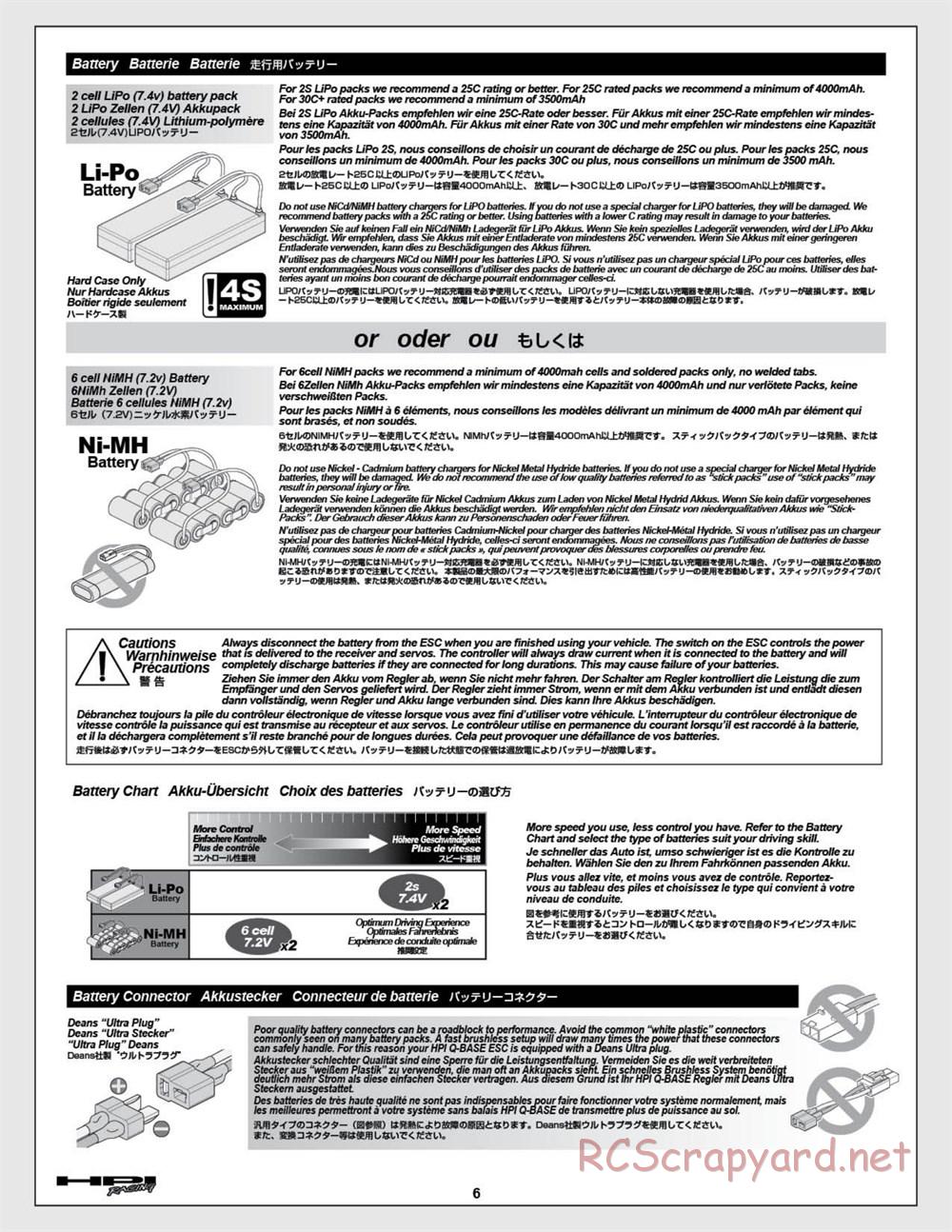 HPI - Savage Flux 2350 - Manual - Page 6