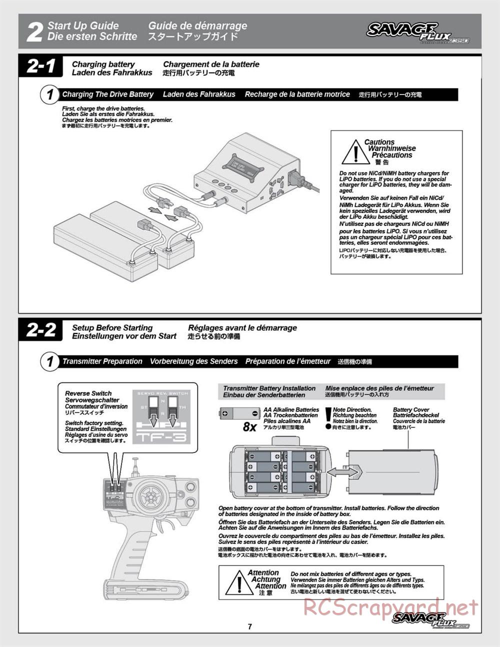 HPI - Savage Flux 2350 - Manual - Page 7