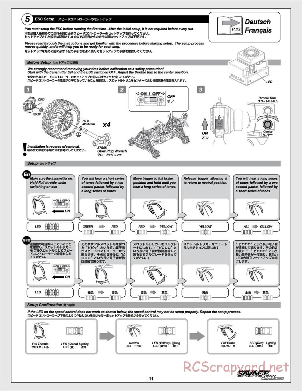 HPI - Savage Flux 2350 - Manual - Page 11