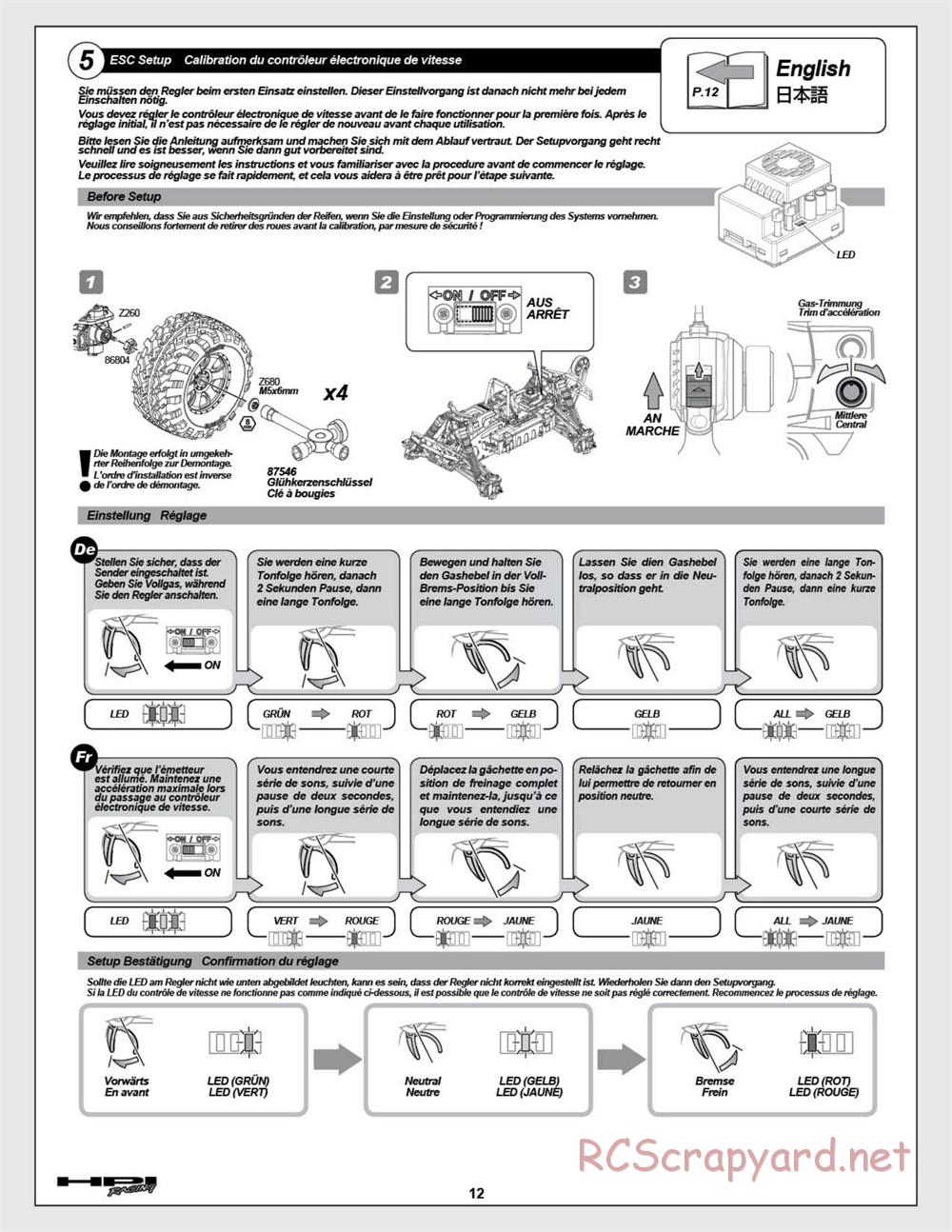 HPI - Savage Flux 2350 - Manual - Page 12