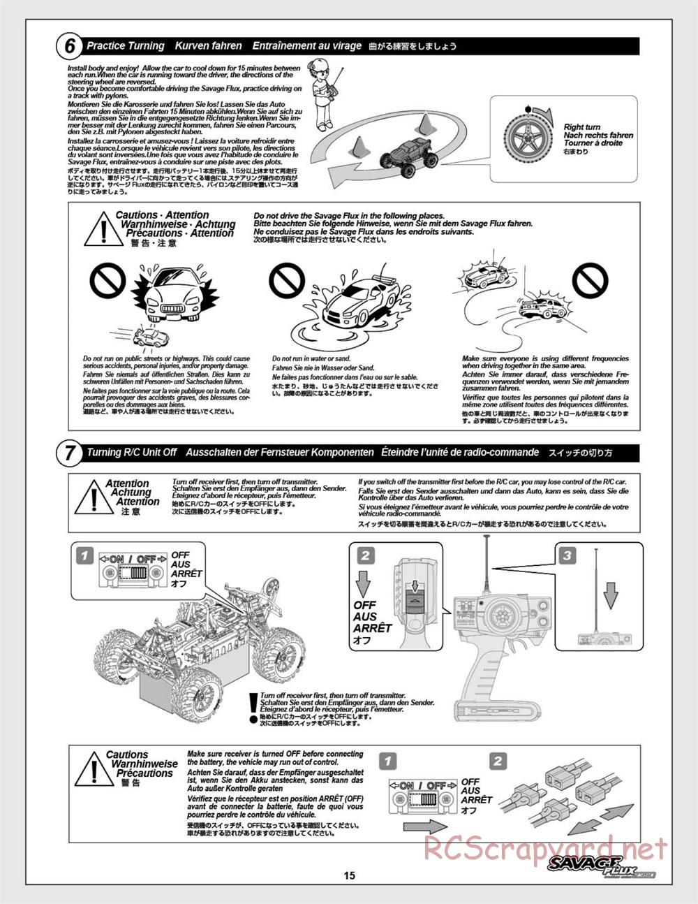 HPI - Savage Flux 2350 - Manual - Page 15
