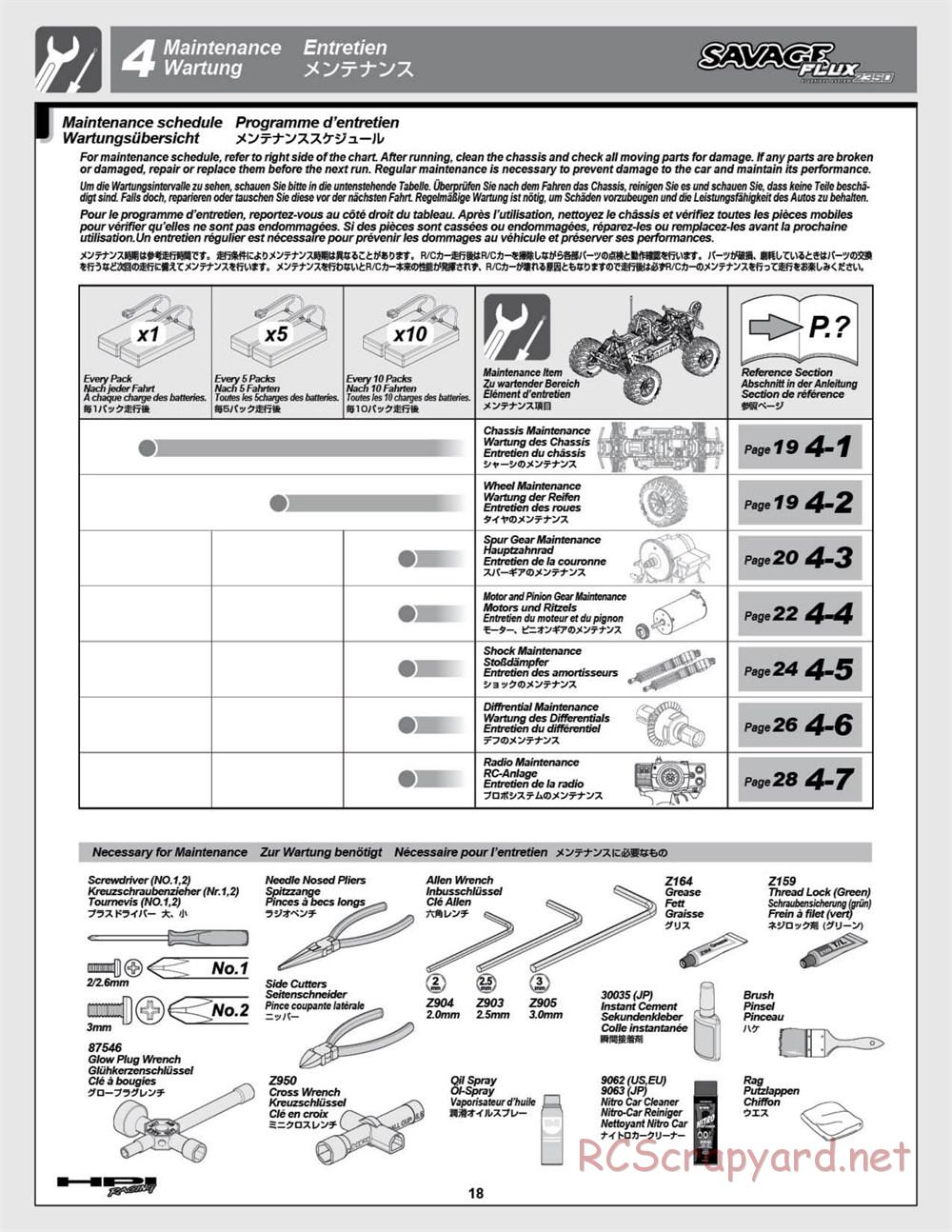 HPI - Savage Flux 2350 - Manual - Page 18