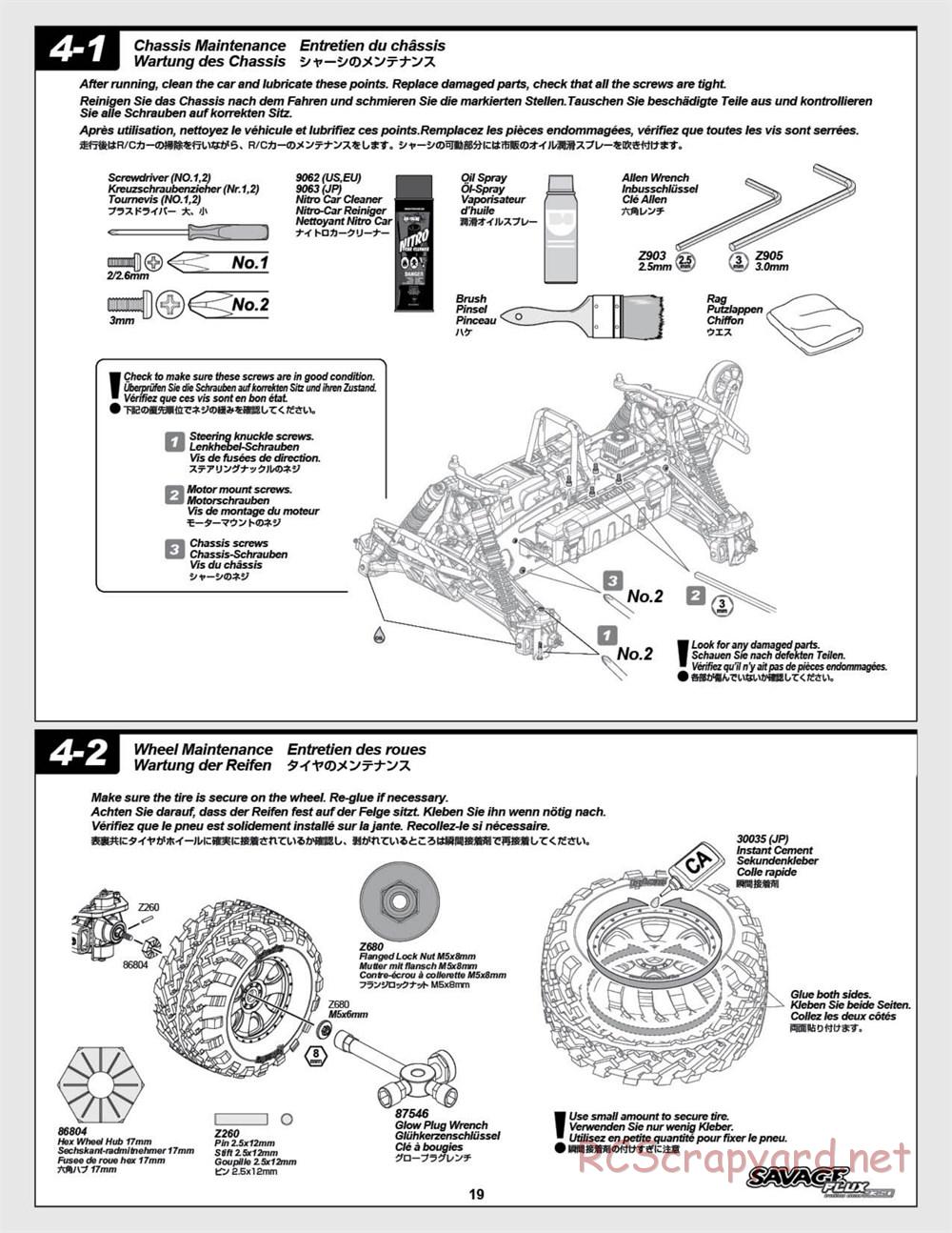 HPI - Savage Flux 2350 - Manual - Page 19