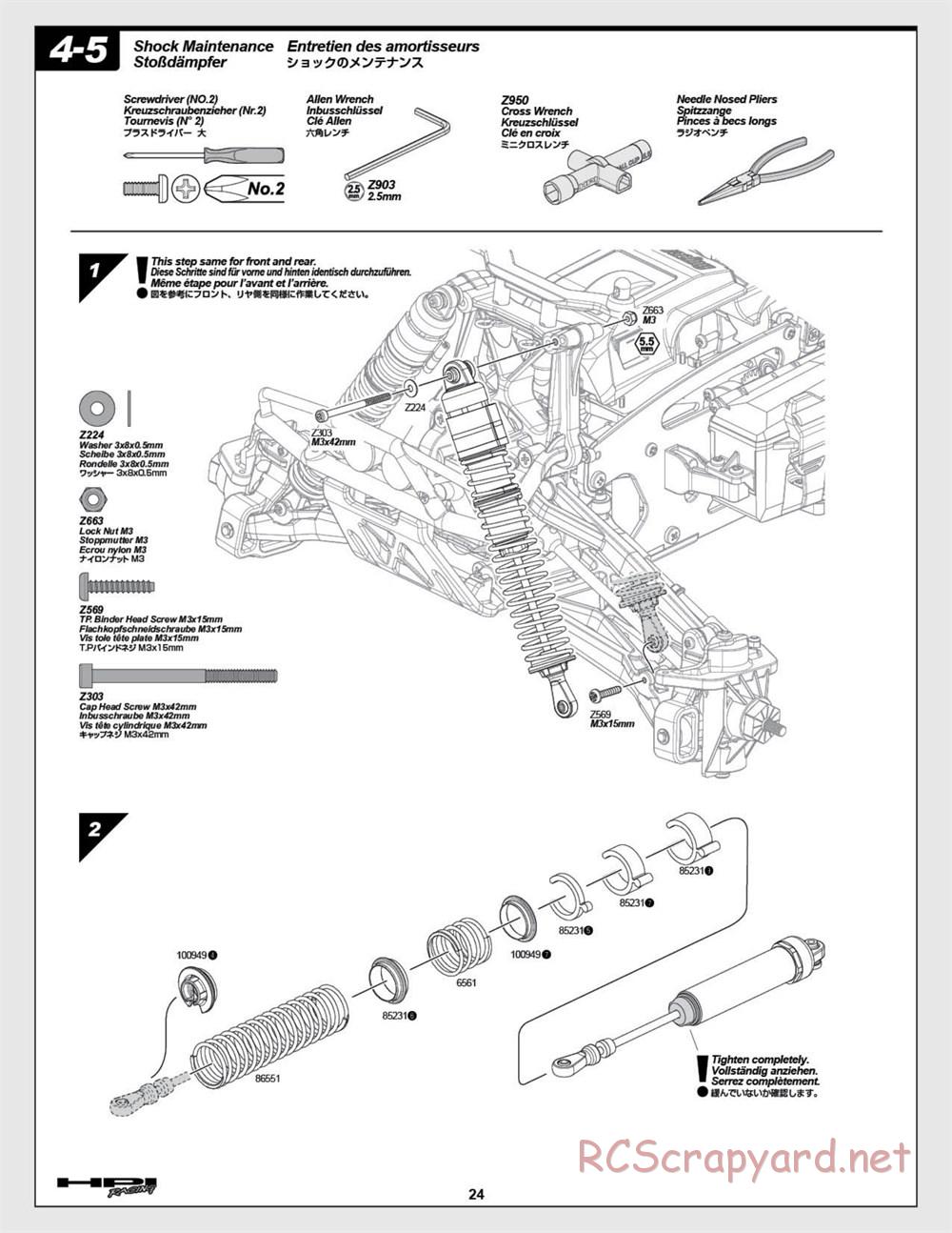 HPI - Savage Flux 2350 - Manual - Page 24