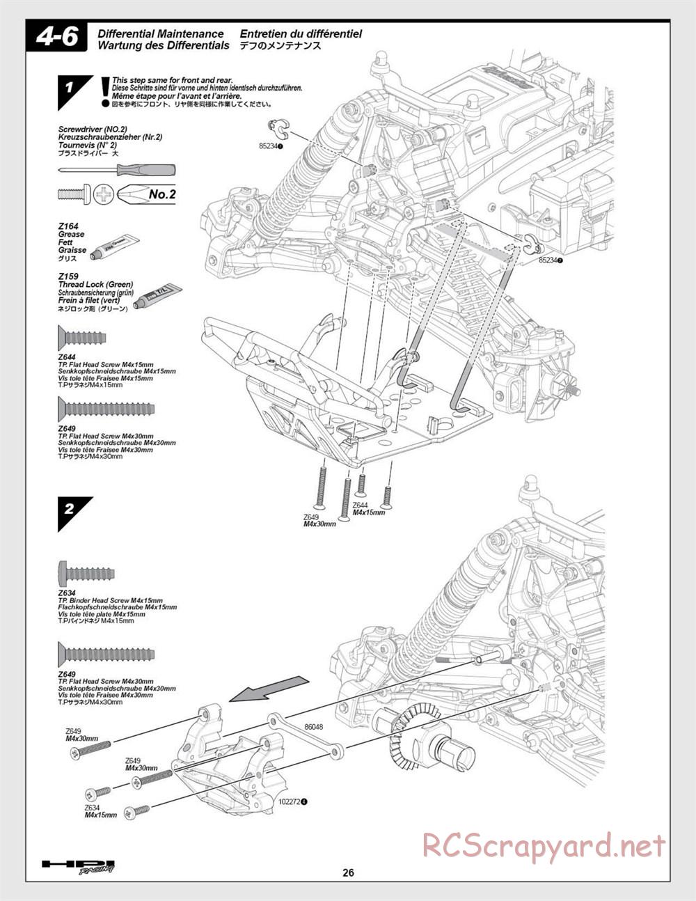 HPI - Savage Flux 2350 - Manual - Page 26