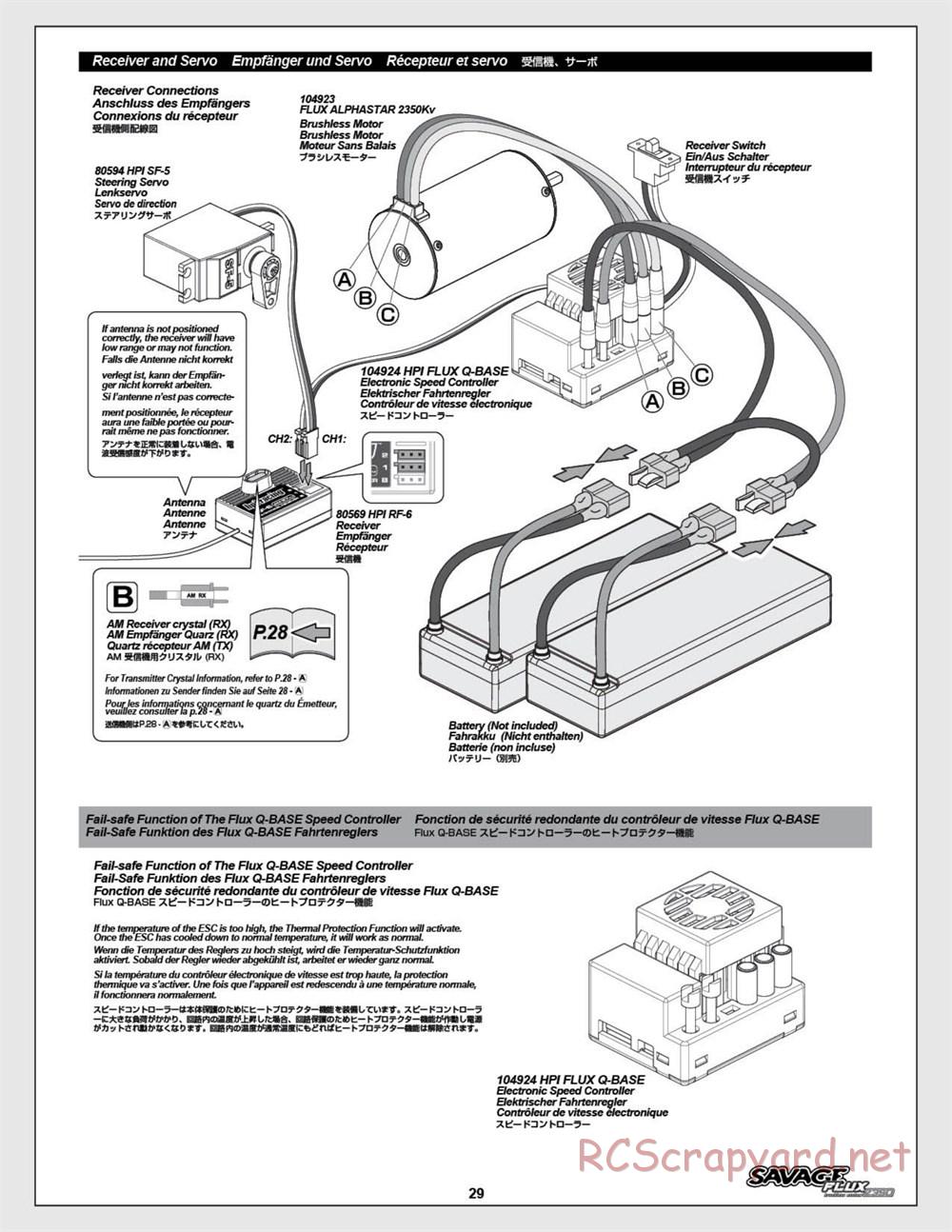 HPI - Savage Flux 2350 - Manual - Page 29