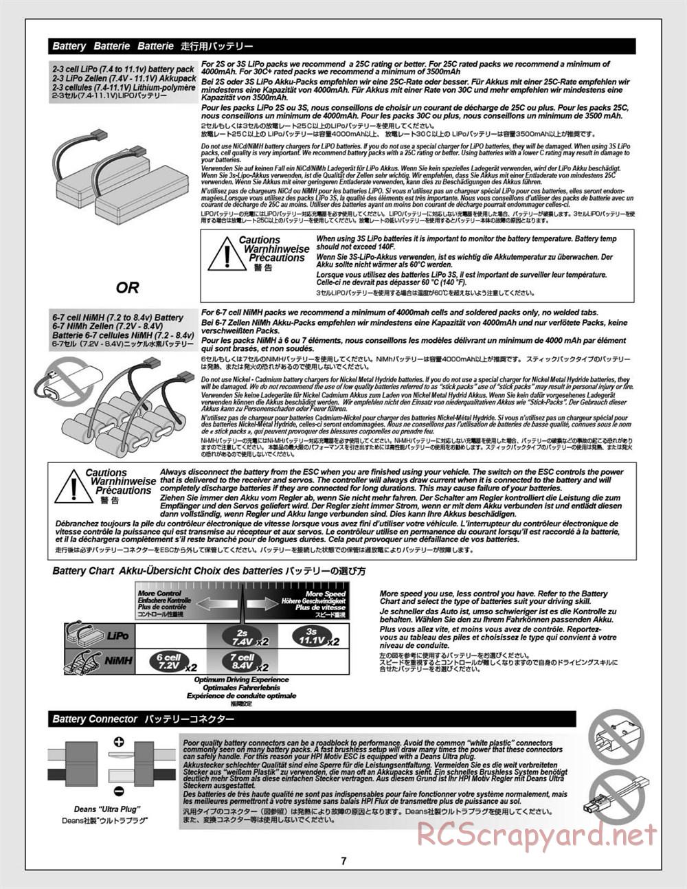 HPI - Savage Flux HP - Manual - Page 7