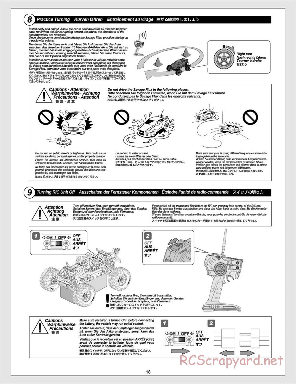 HPI - Savage Flux HP - Manual - Page 18