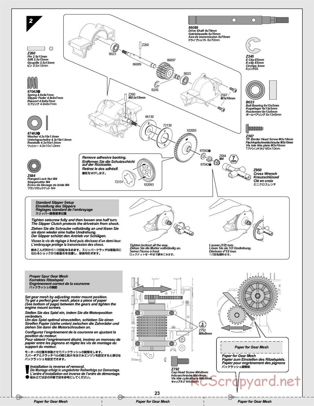 HPI - Savage Flux HP - Manual - Page 23