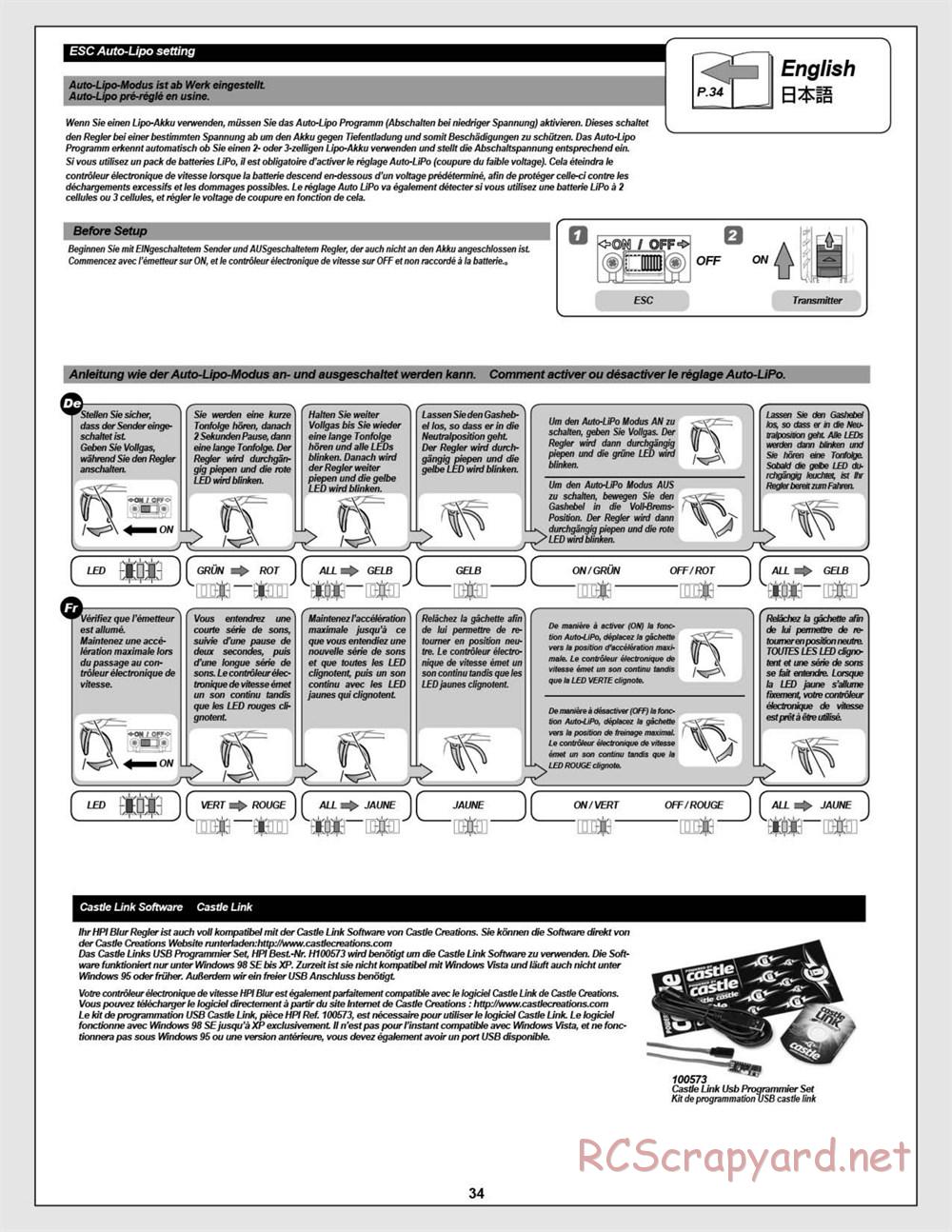 HPI - Savage Flux HP - Manual - Page 34