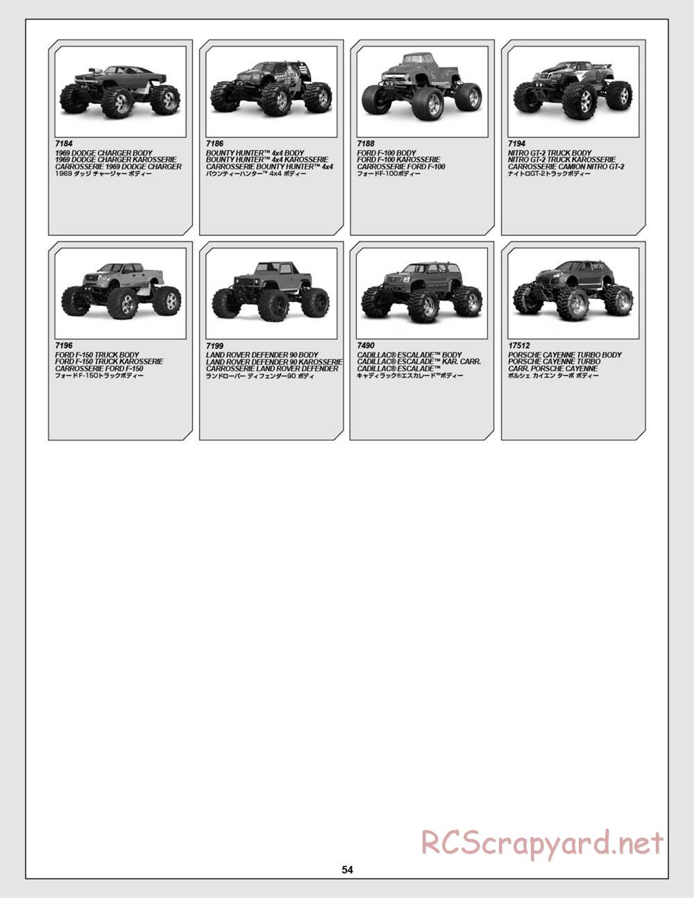 HPI - Savage Flux HP - Exploded View - Page 54