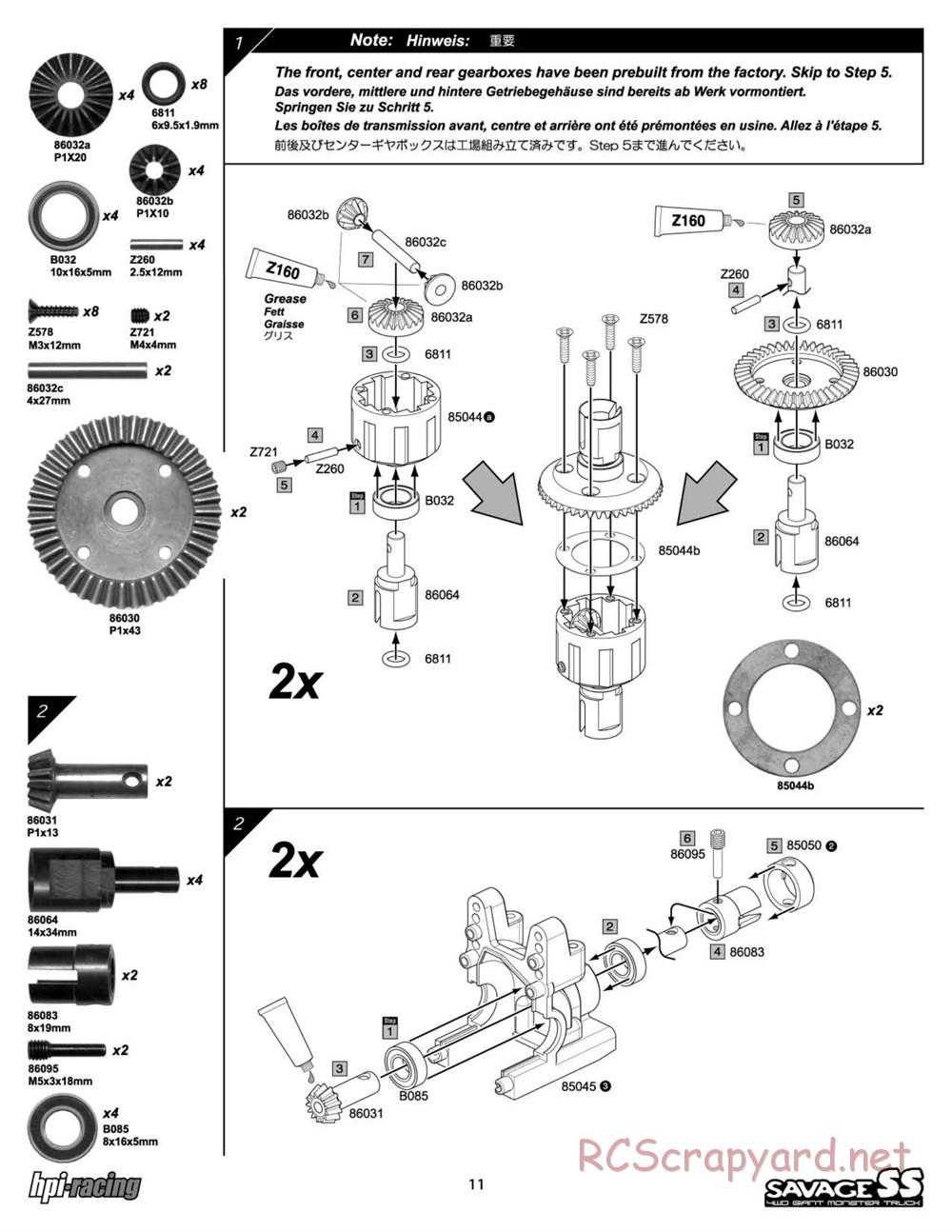 HPI - Savage SS - Manual - Page 11