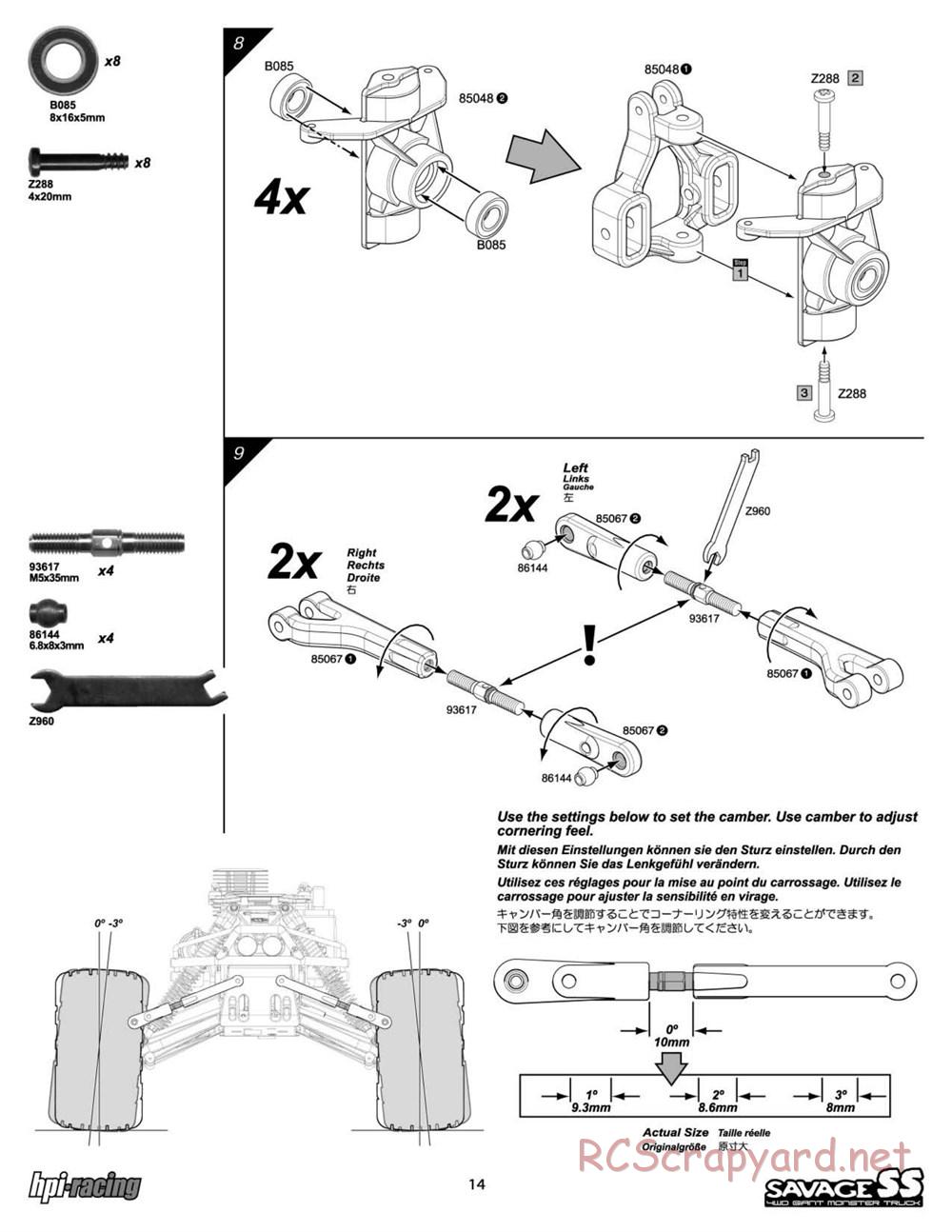 HPI - Savage SS - Manual - Page 14