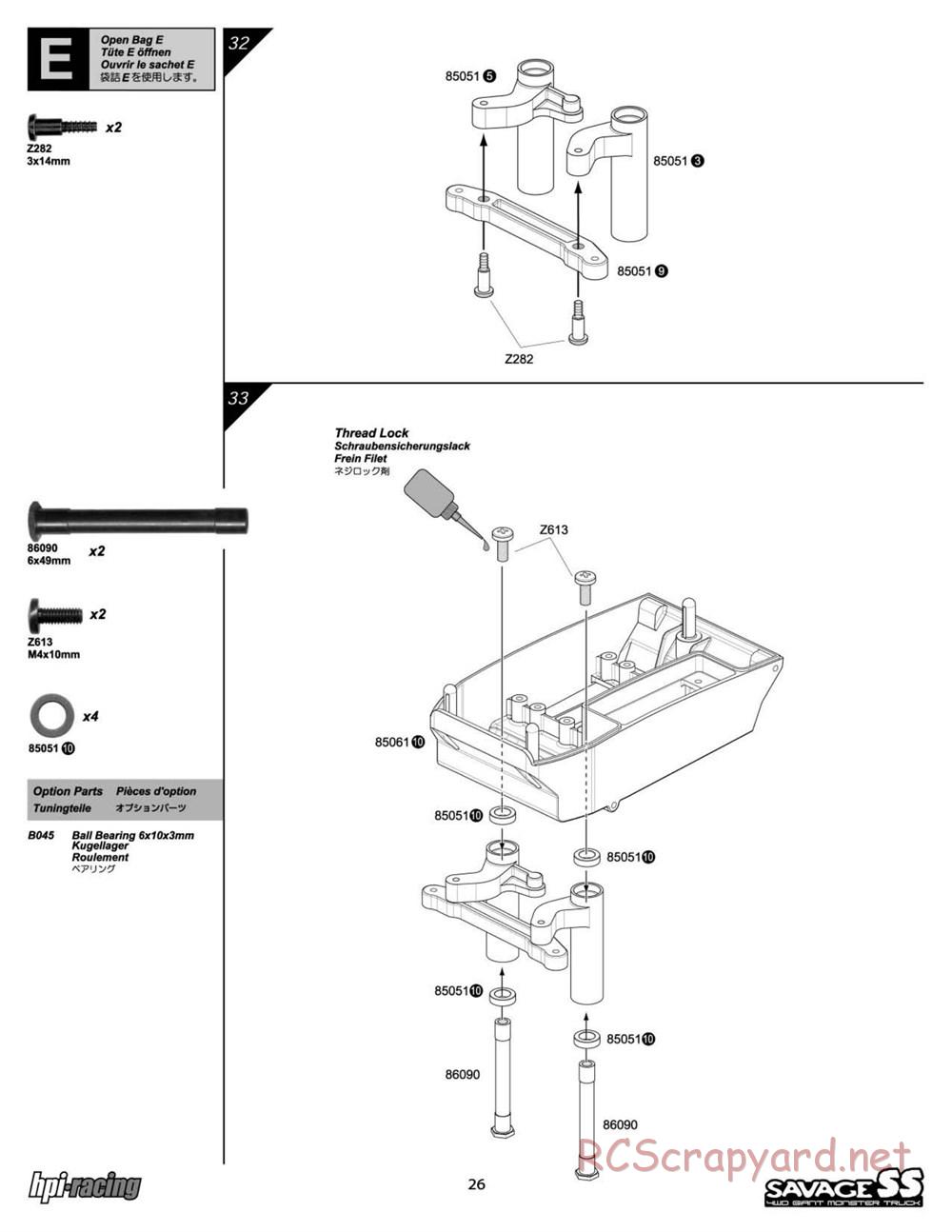 HPI - Savage SS - Manual - Page 26